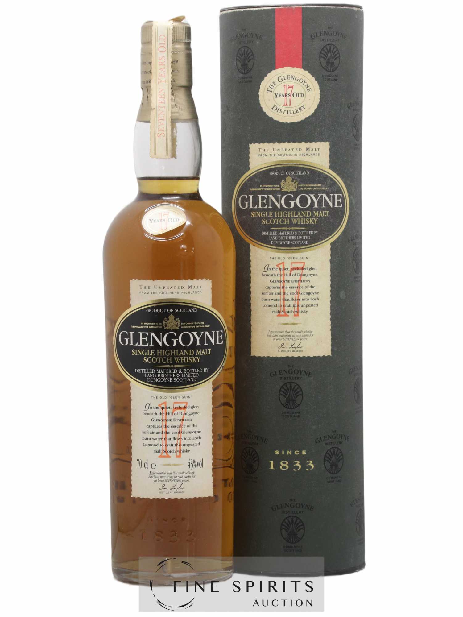 Glengoyne 17 years Of.