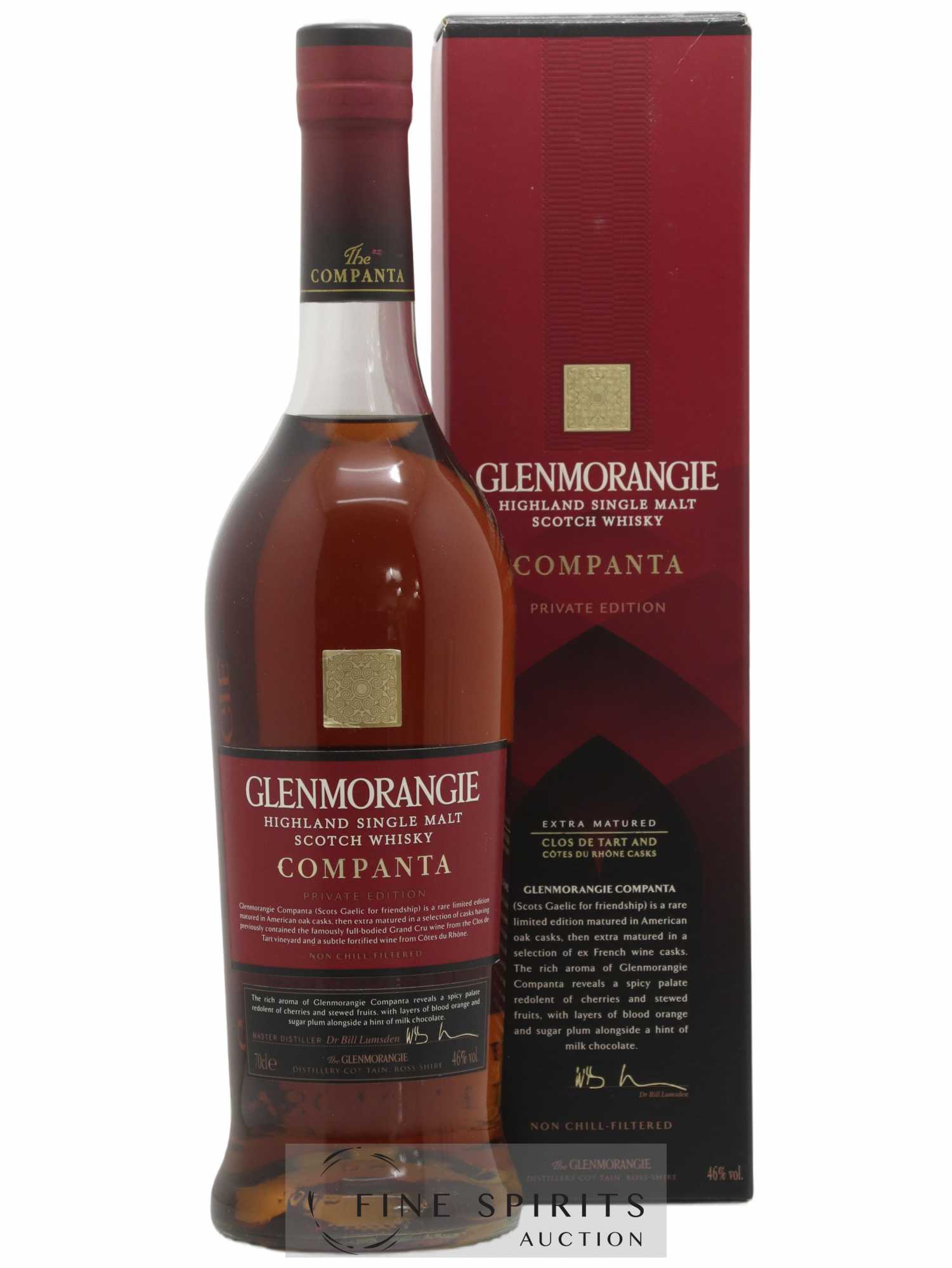 Glenmorangie Of. Companta Private Edition