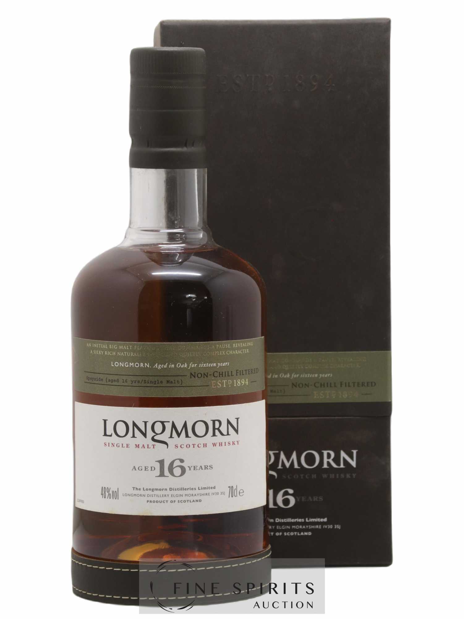 Longmorn 16 years Of. Non-Chill filtered