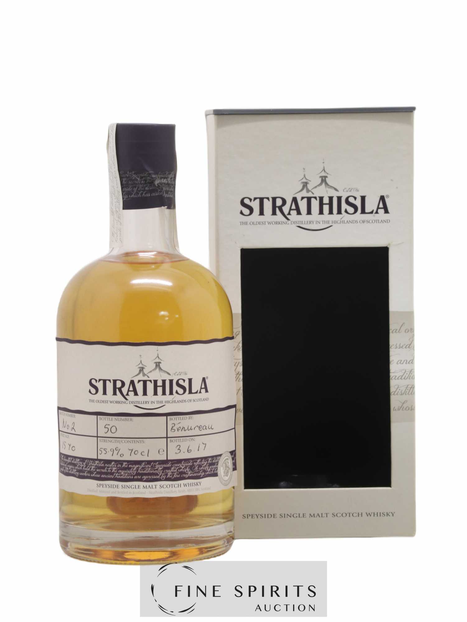 Strathisla 15 years Bénureau Batch n°2 - bottled 2017