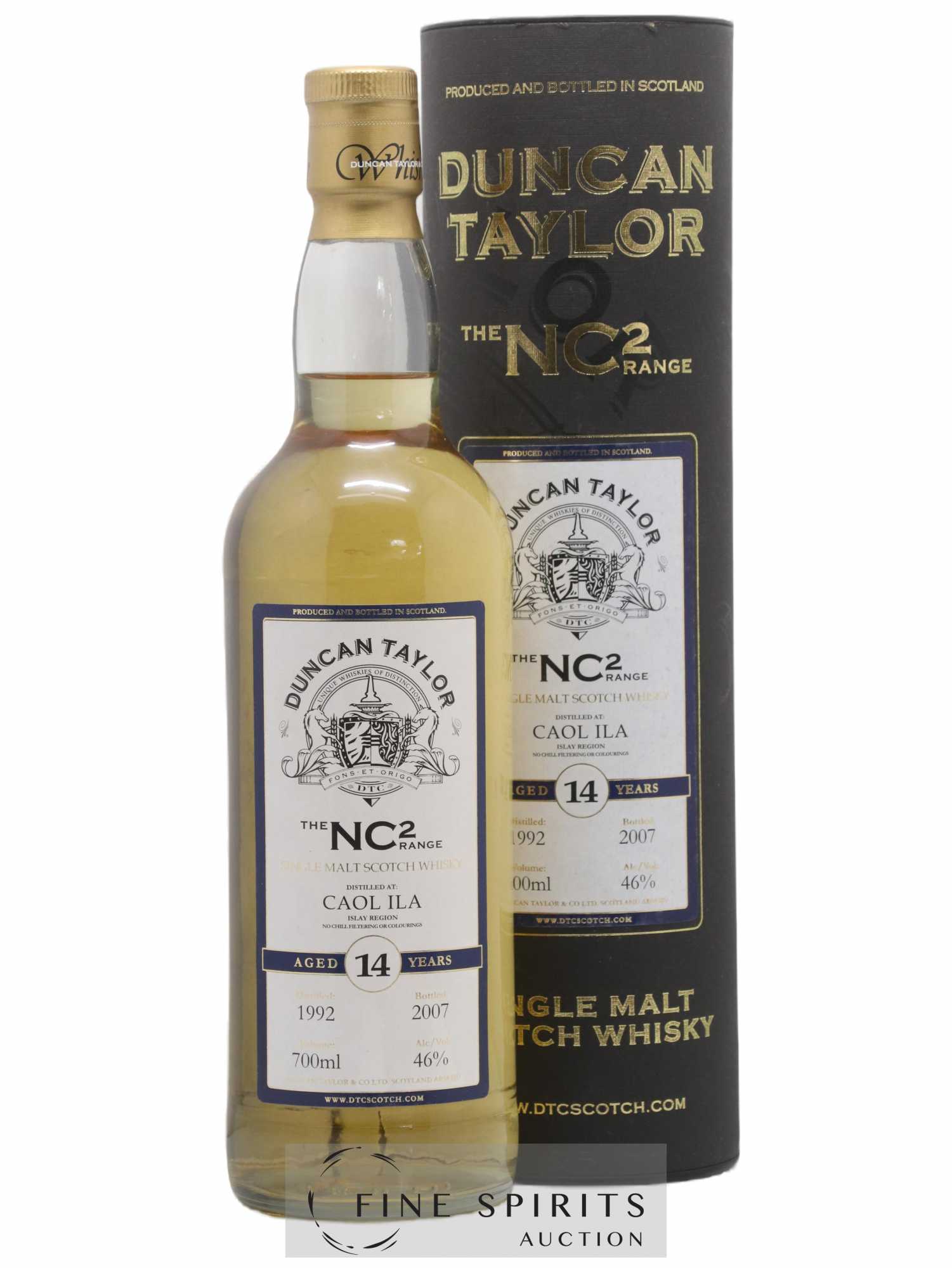 Caol Ila 14 years 1992 Duncan Taylor The NC2 Range bottled 2007