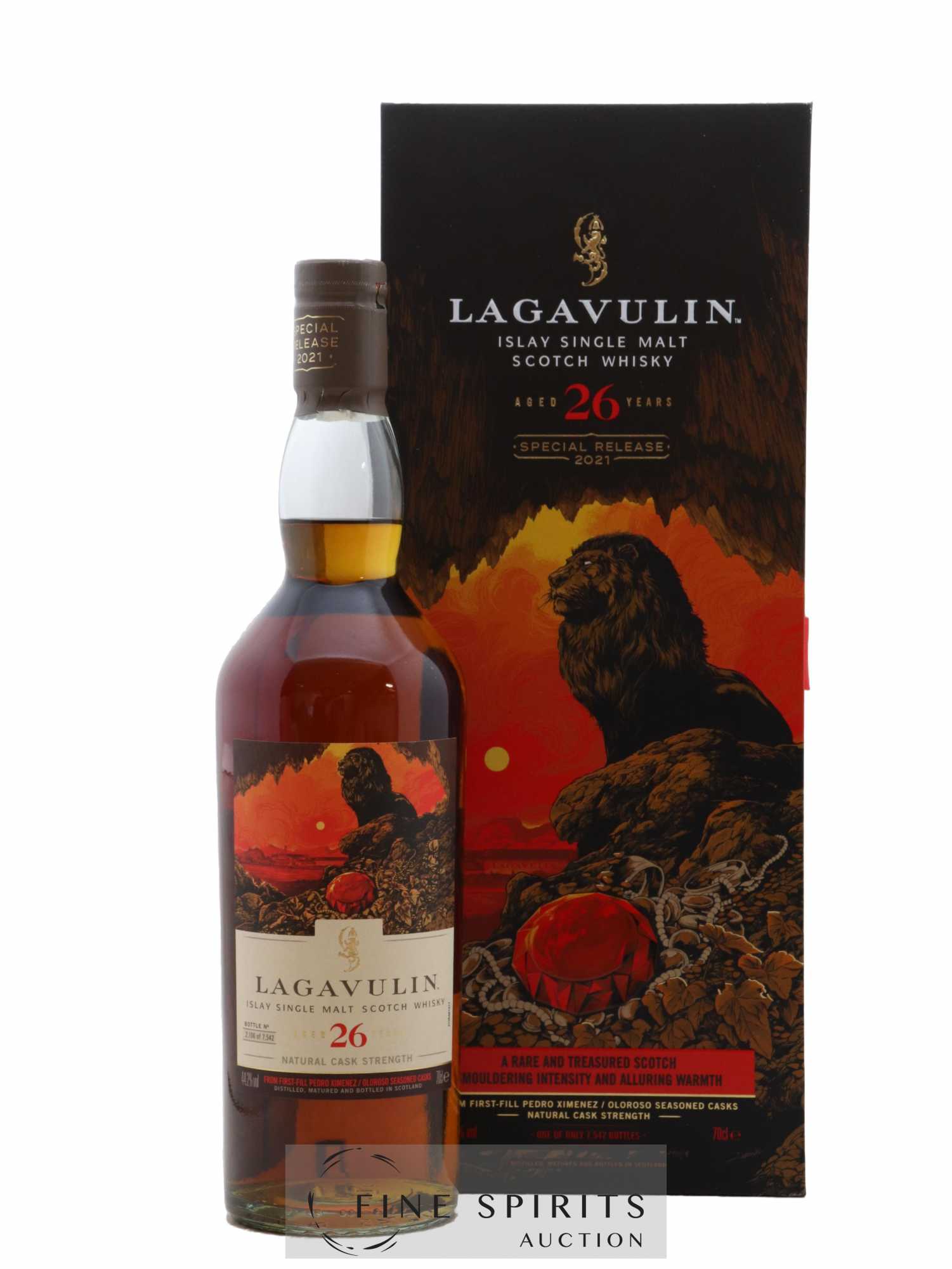 Lagavulin 26 years Of. Special Release 2021 - One of 7542 Natural Cask Strength