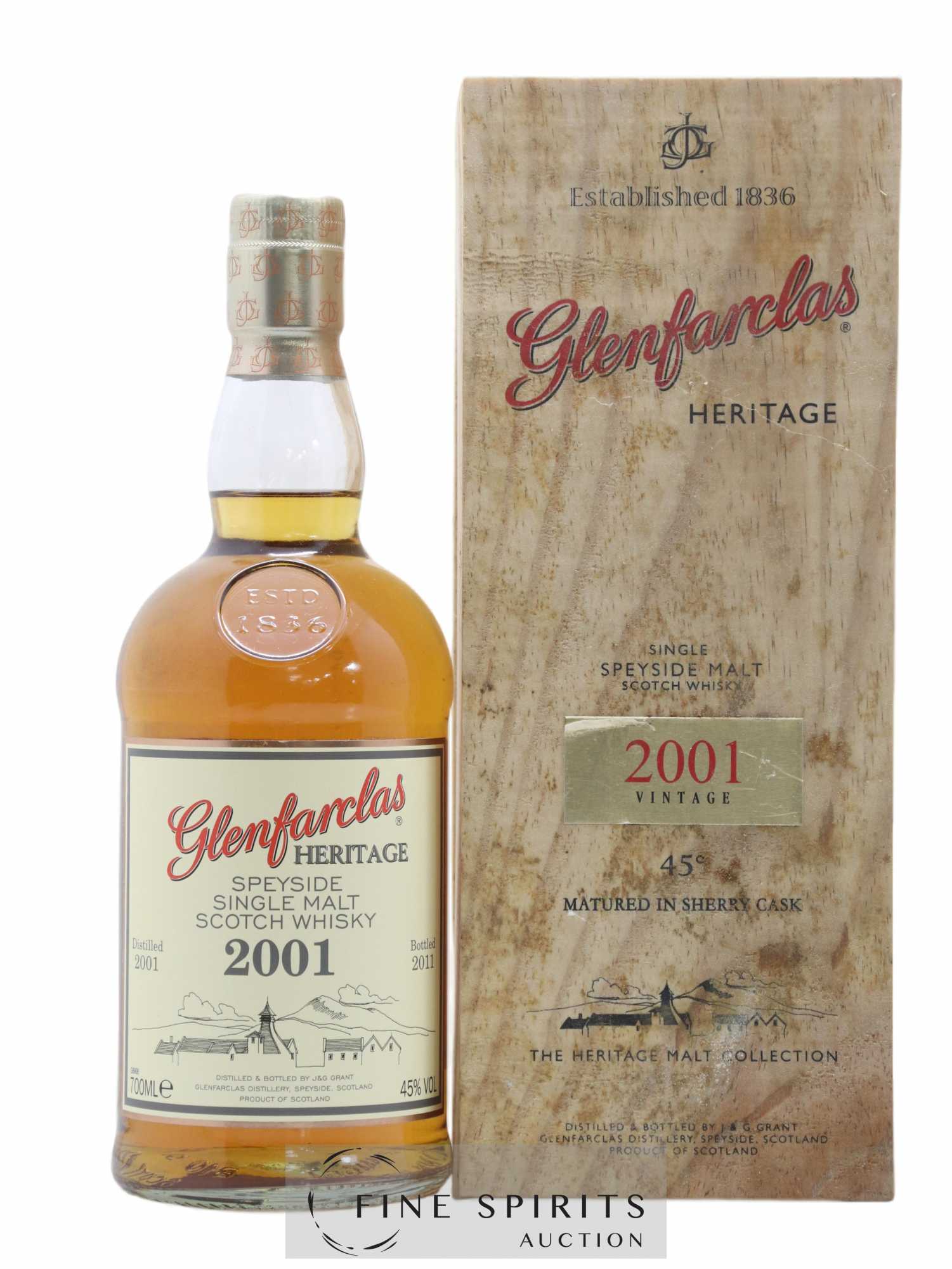 Glenfarclas 2001 Of. Heritage bottled 2011