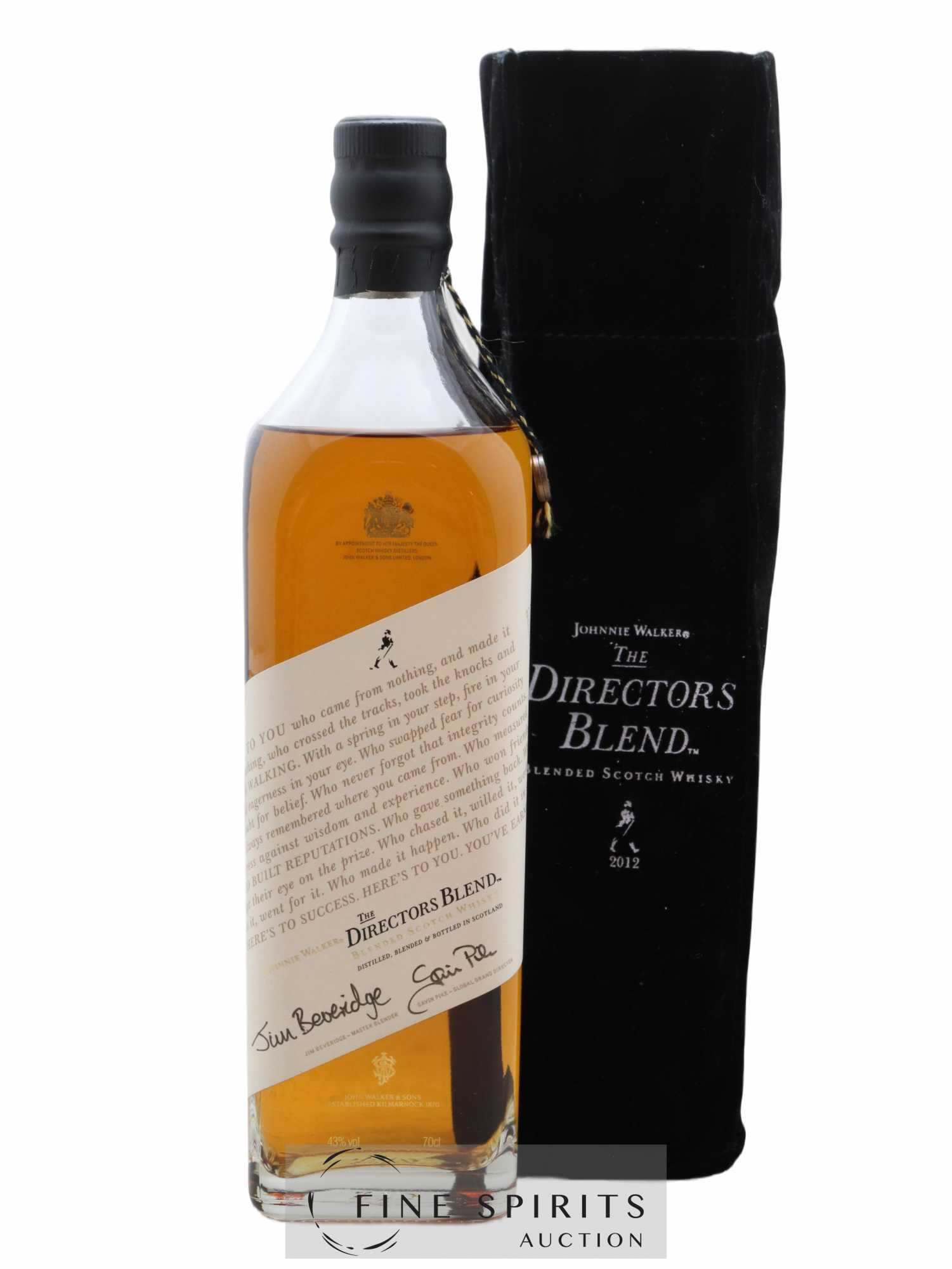 Johnnie Walker Of. The Directors Blend 2012 Edition - One of 504