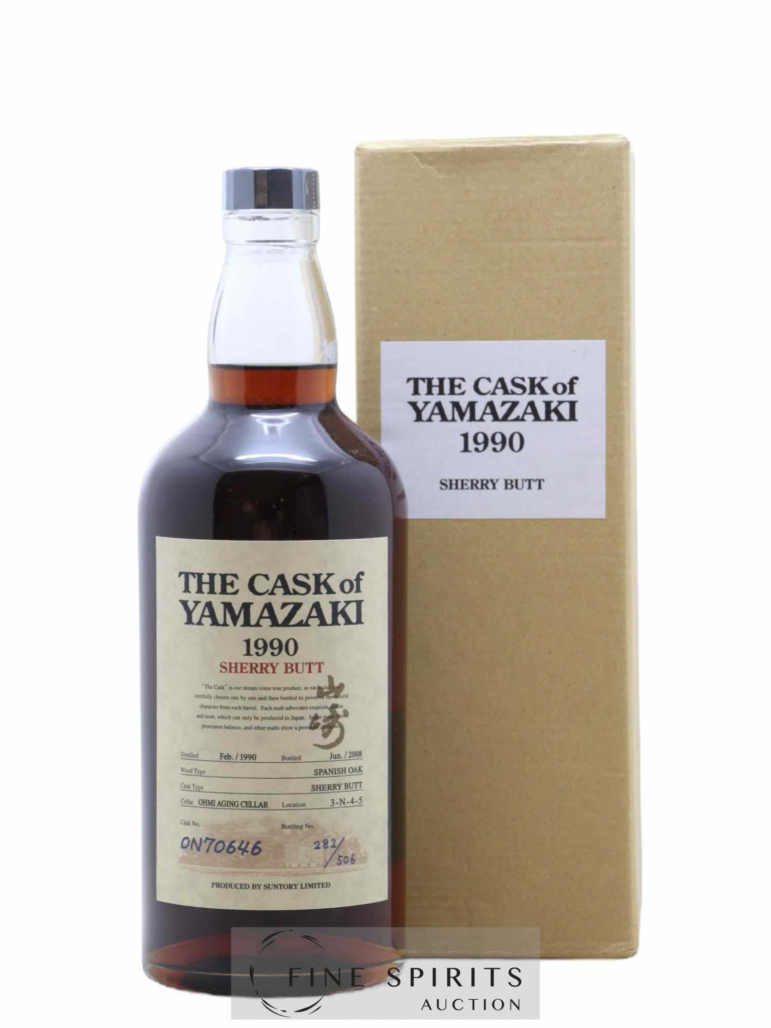 Buy The Cask of Yamazaki 1990 Of. Sherry Butt Cask n ON70646 One