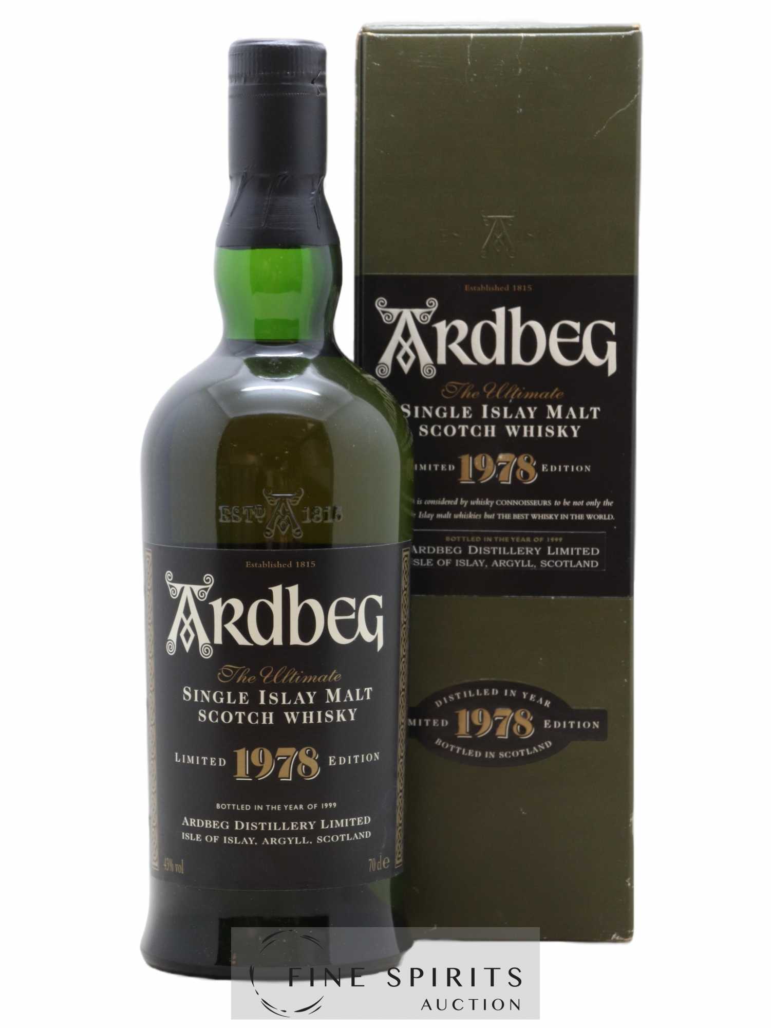 Ardbeg 1978 Of. Limited Edition - bottled 1999 The Ultimate