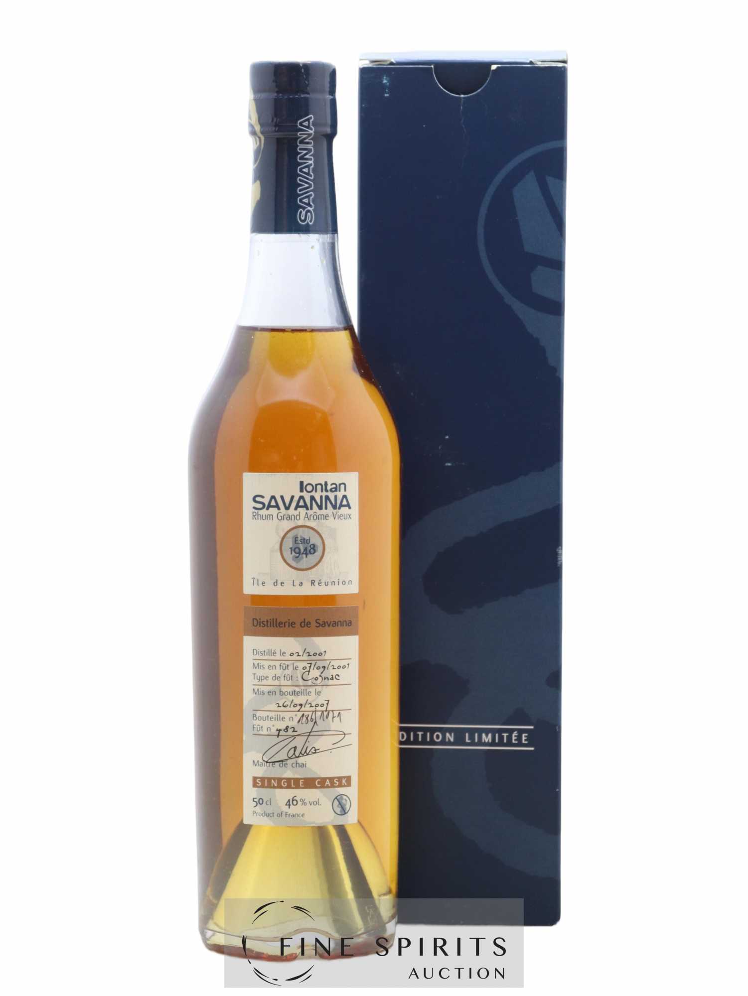 Savanna 2001 Of. Iontan Fût n°482 - One of 1071 - bottled 2007