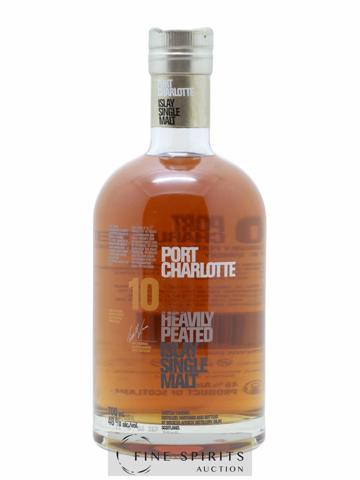 Port Charlotte 10 years Of. Heavily Peated