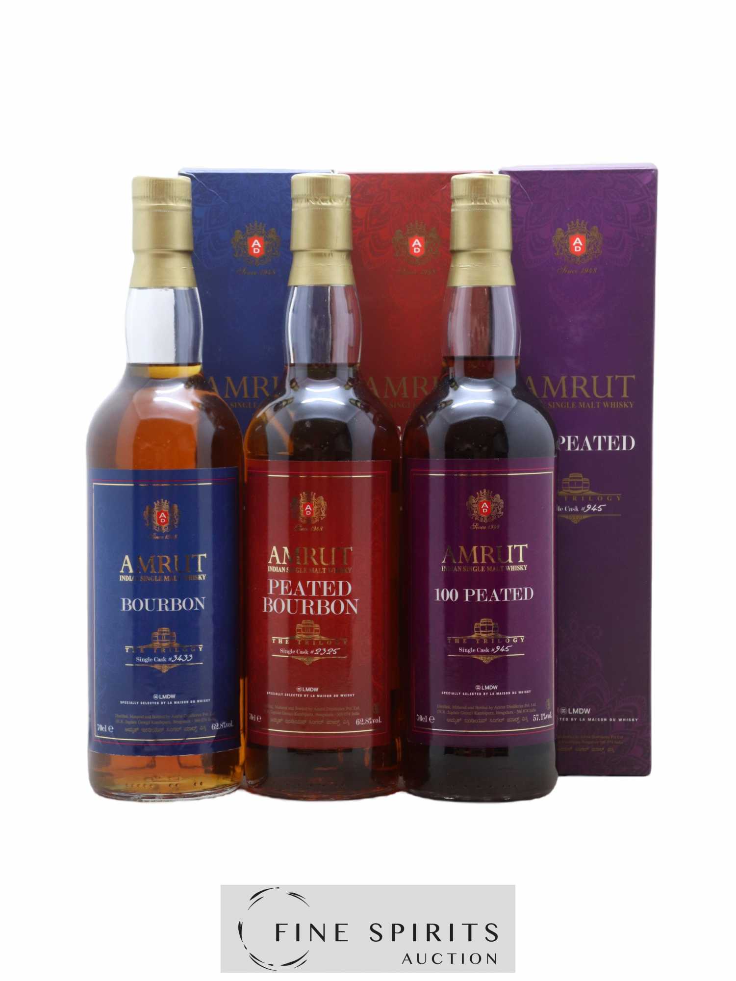 Amrut Of. The Trilogy Gift Pack Release 2015 LMDW