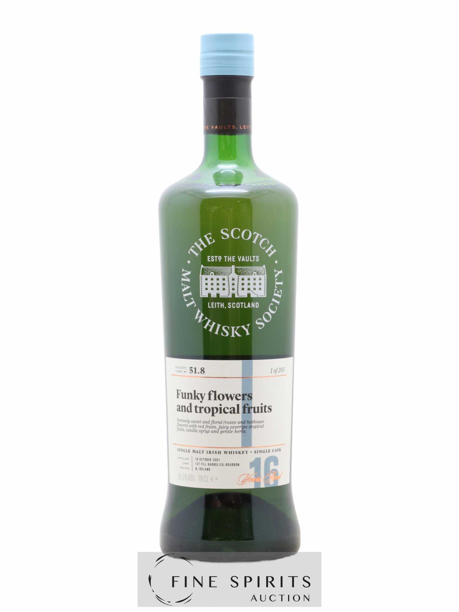 Funky Flowers and Tropical Fruits 16 years 2001 The Scotch Malt Whisky Society Cask n°51.8 - One of 205