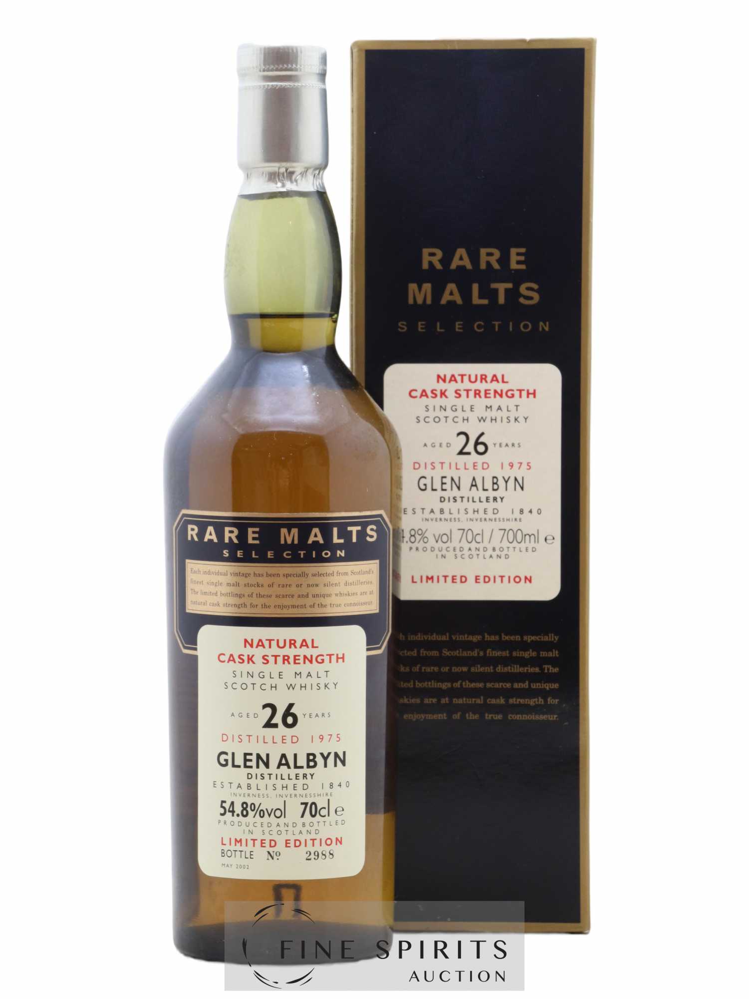 Glen Albyn 26 years 1975 Of. Rare Malts Selection Natural Cask Strengh - bottled 2002 Limited Edition