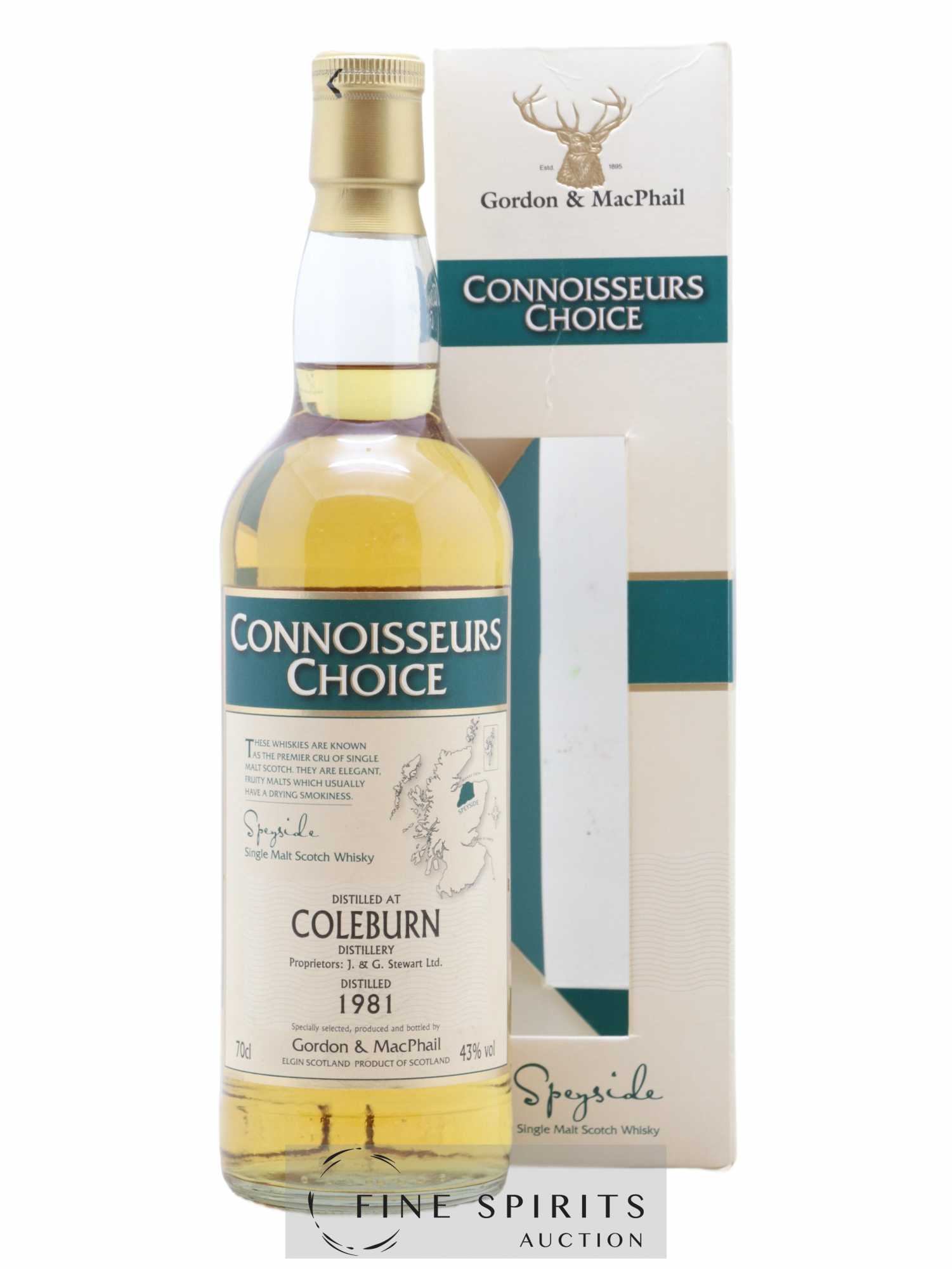 Coleburn 1981 Gordon & Macphail bottled 2008 Connoisseurs Choice