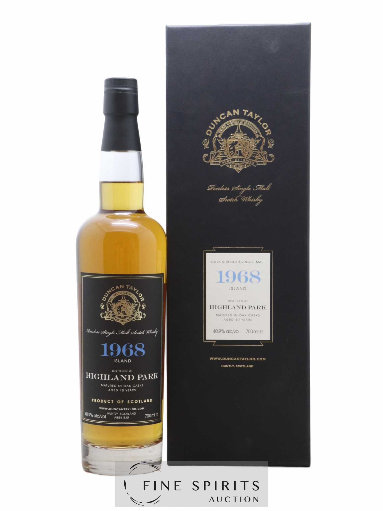 Highland Park 40 years 1968 Duncan Taylor Cask n°3464 - One of 175 - bottled 2008 Peerless