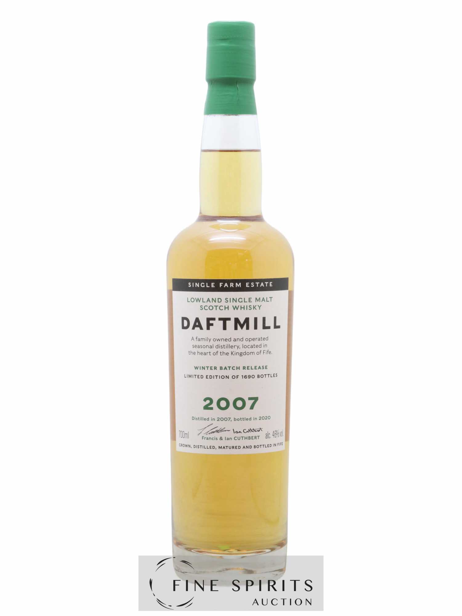 Daftmill 2007 Of. Single Farm Estate Winter Batch Release - One of 1690 - bottled 2020 Limited Edition