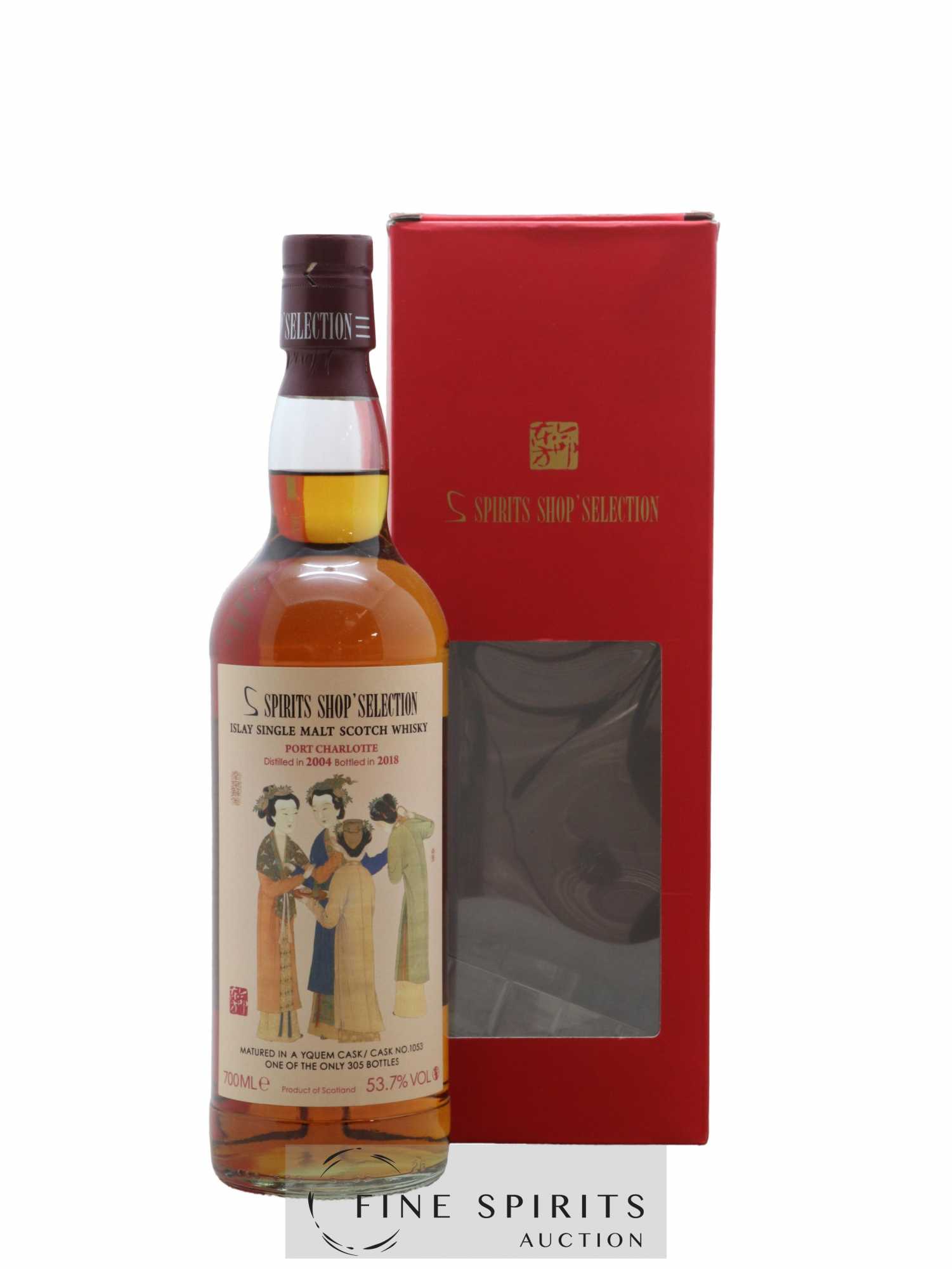 Port Charlotte 2004 Spirits Shop' Selection Yquem Cask n°1053 - One of 305 - bottled 2018