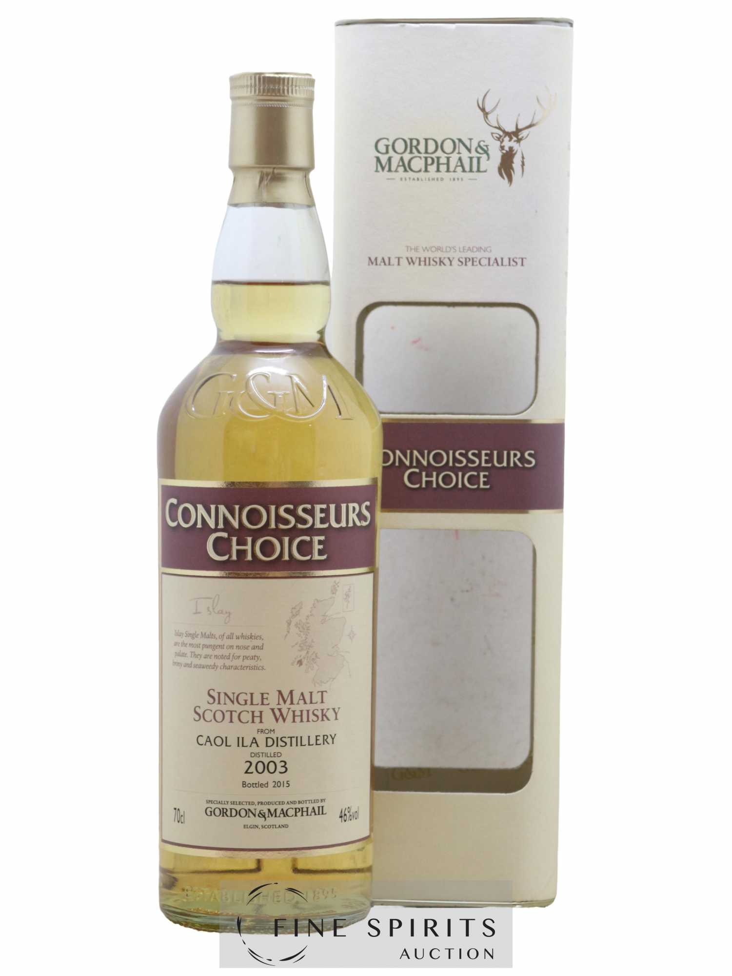 Caol Ila 2003 Gordon & MacPhail bottled 2015 Connoisseurs Choice