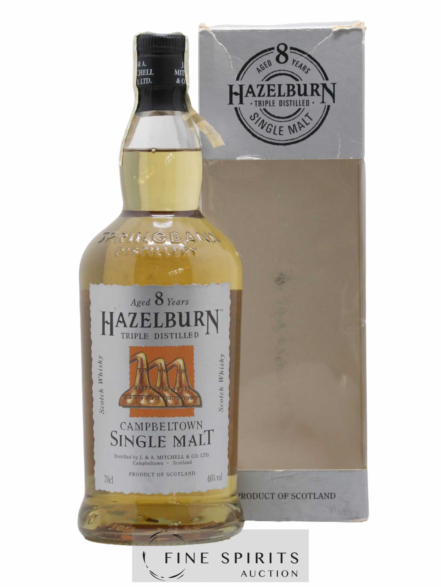 Hazelburn 8 years Of. Triple Distilled