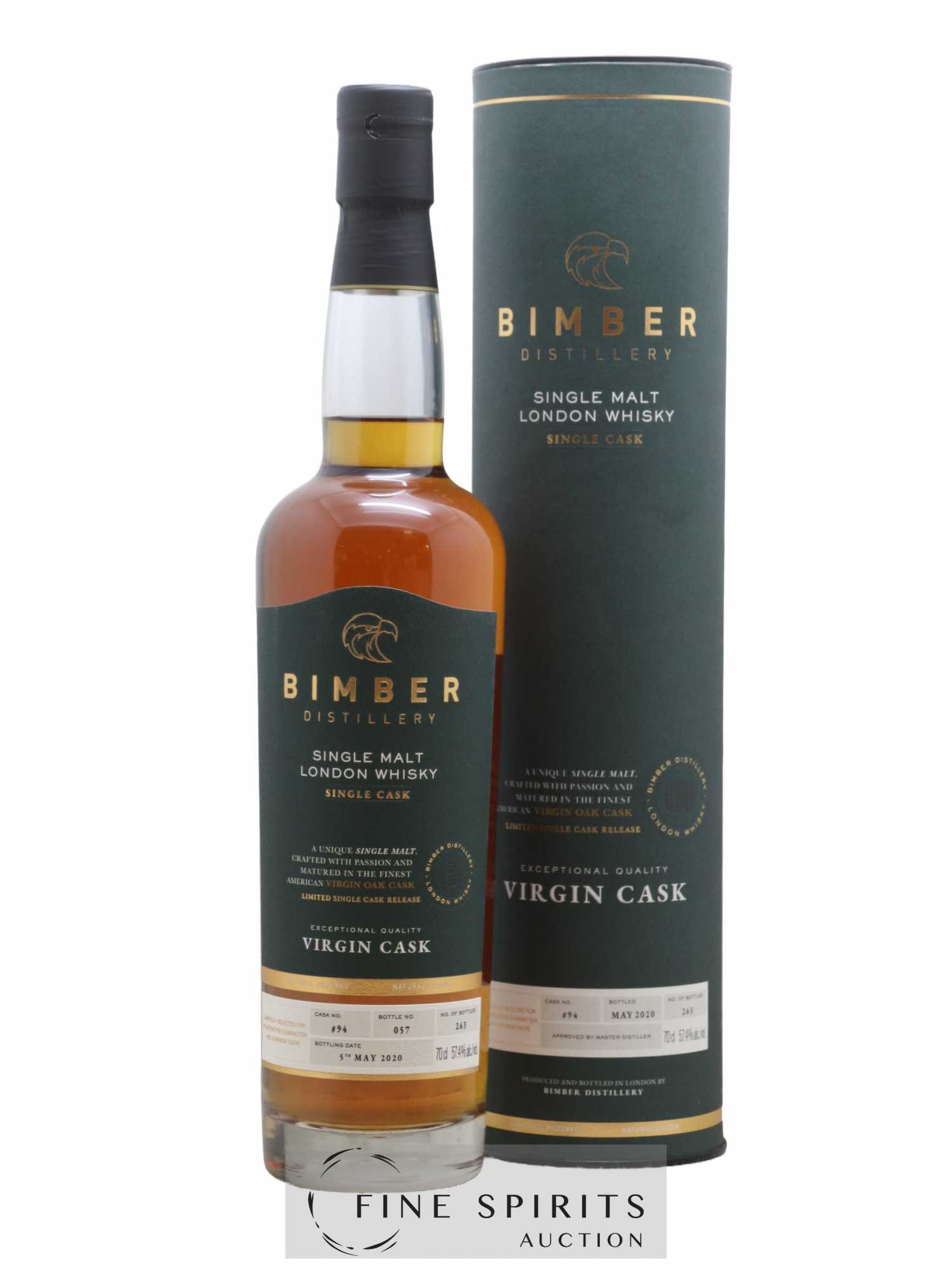 Bimber Of. Virgin Cask n°94 - One of 263 - bottled 2020 Single Cask