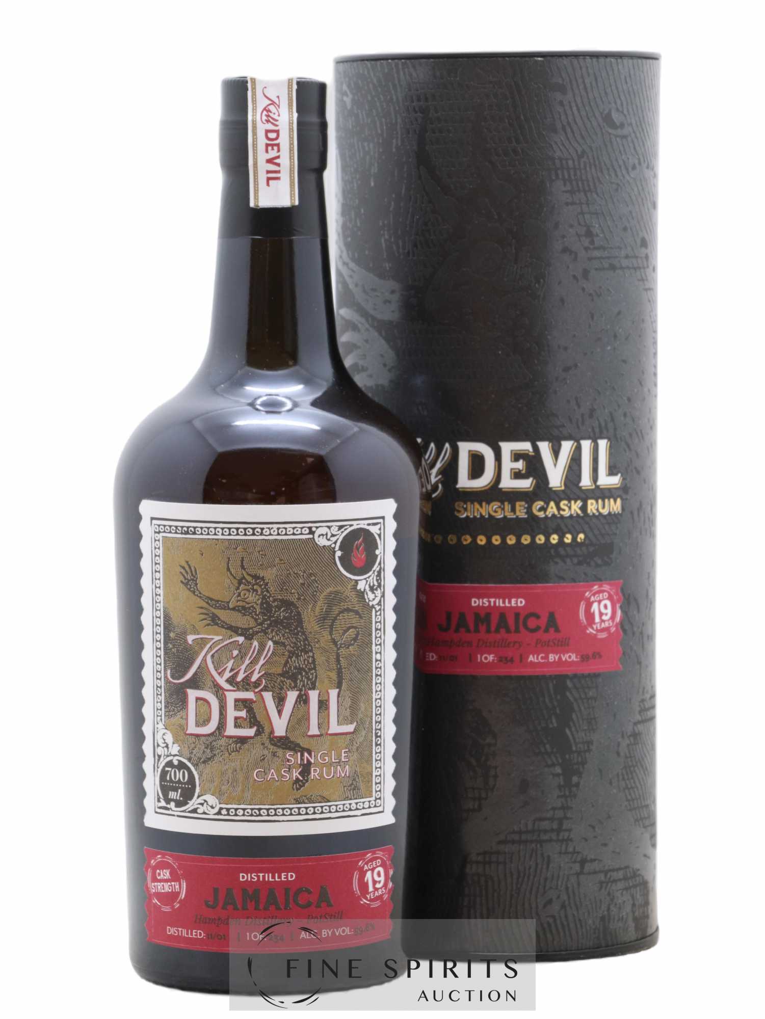 Kill Devil 19 years 2001 Edition Spirits One of 234