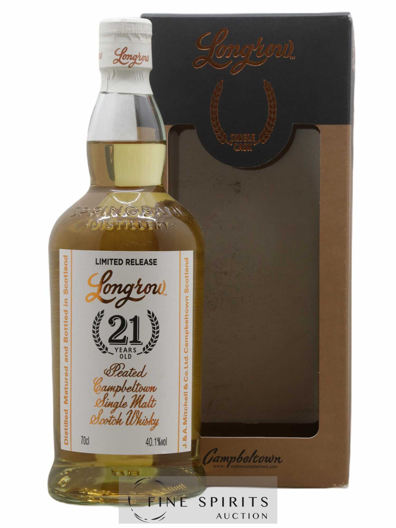 Longrow 21 years Of. Peated Single Cask - One of 216 Dugas