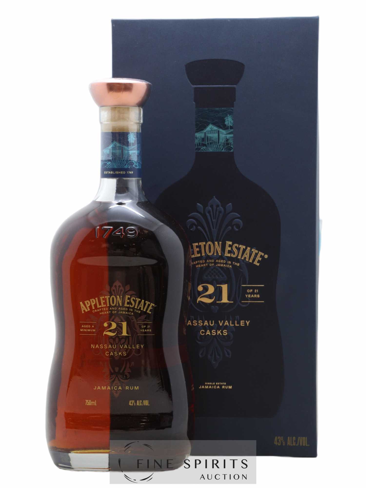 Appleton Estate 21 years Of. Nassau Valley Casks