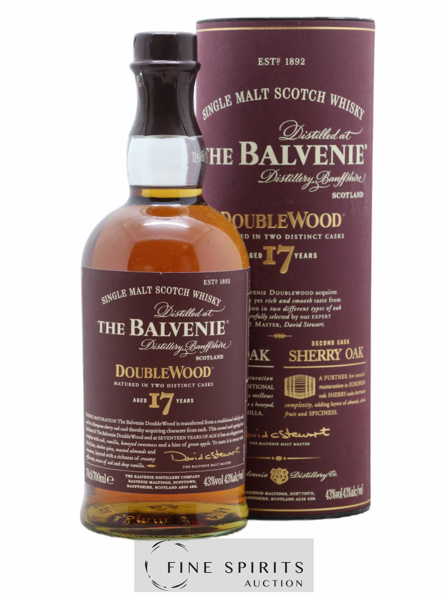 Balvenie The 17 years Of. Double Wood