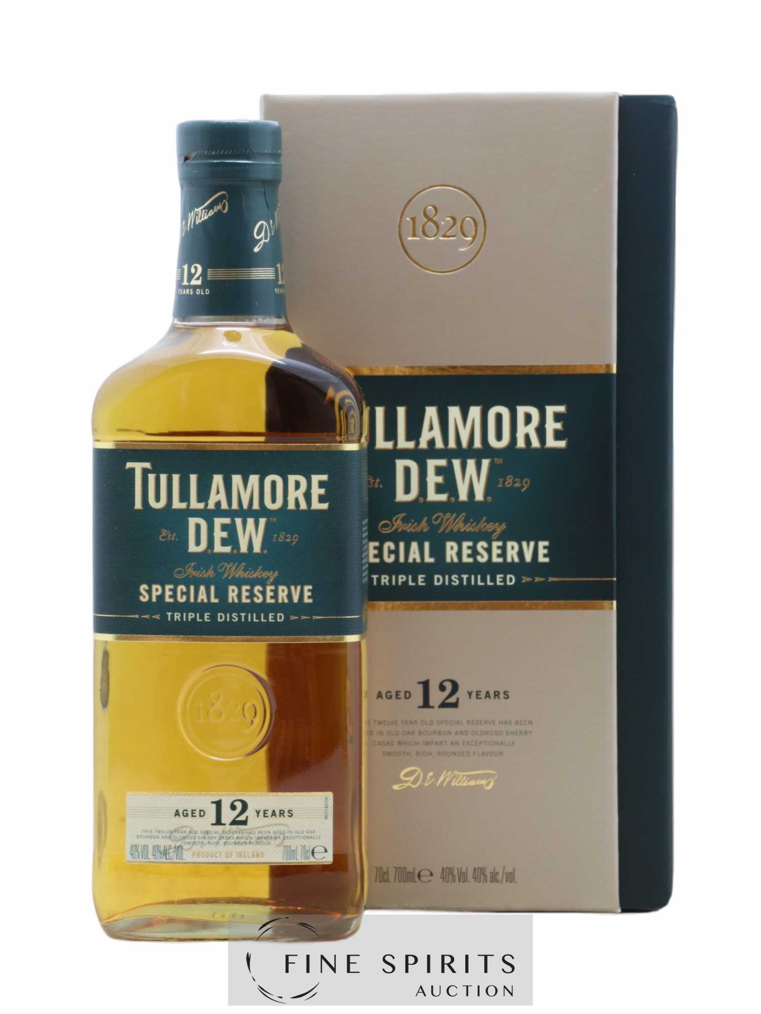 Tullamore Dew 12 years Of. Special Reserve Triple Distilled