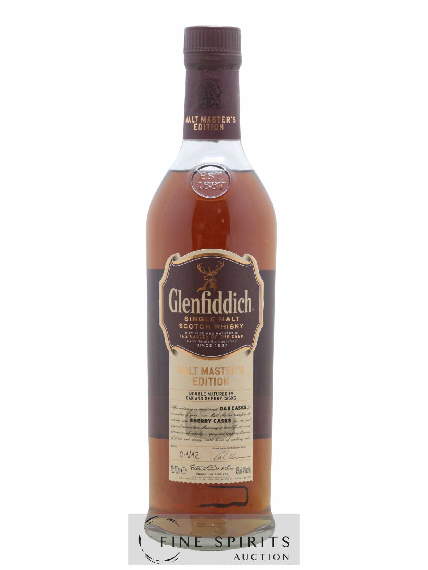 Glenfiddich Of. Malt Master's Edition Batch n°04-12