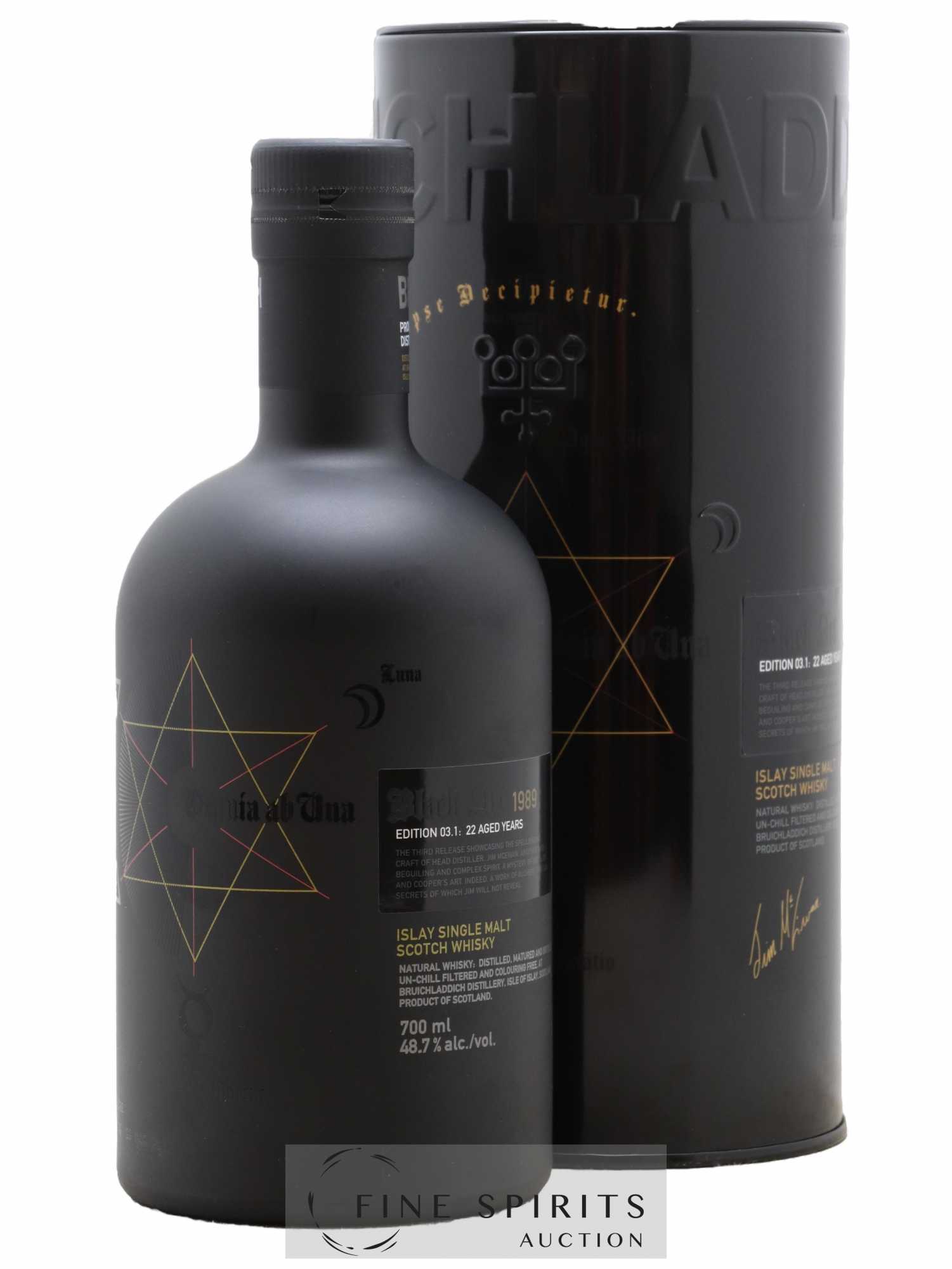 Bruichladdich 22 years 1989 Of. Black Art Edition 03.1 3rd Release