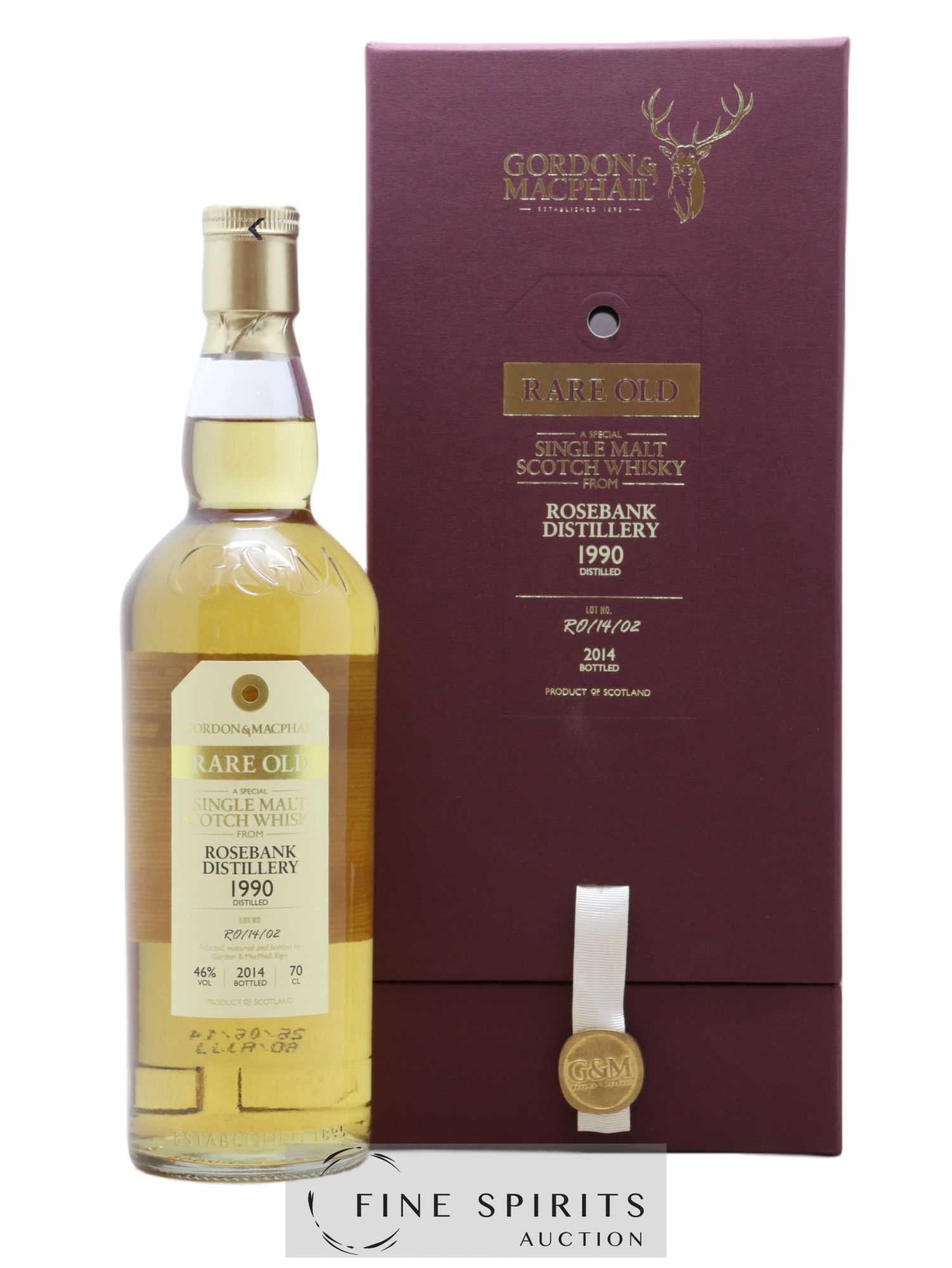 Rosebank 1990 Gordon & Macphail Rare Old Lot n°R0-14-02 - bottled 2014