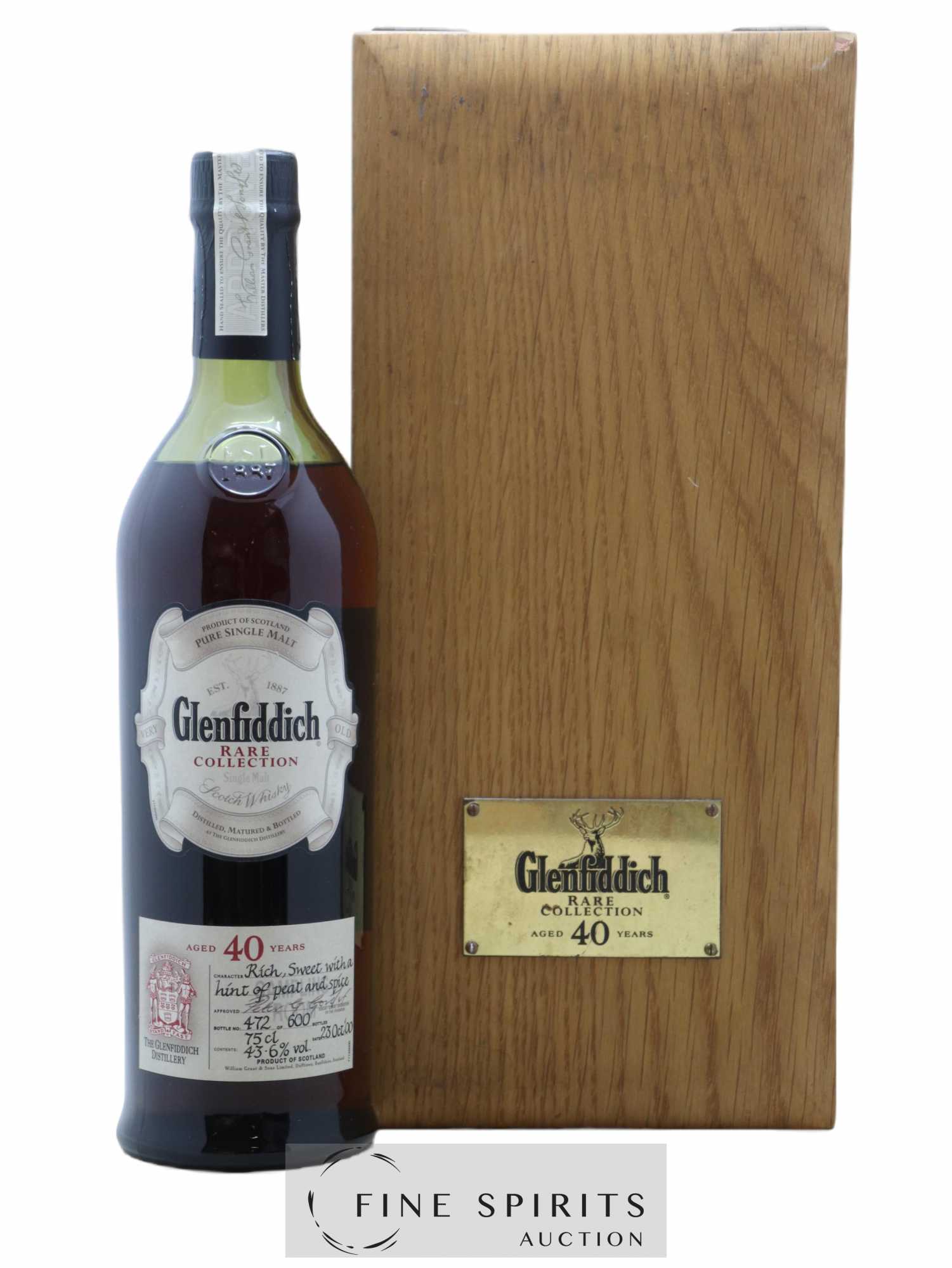 Glenfiddich 40 years Of. Rare Collection One of 600 - bottled 2000