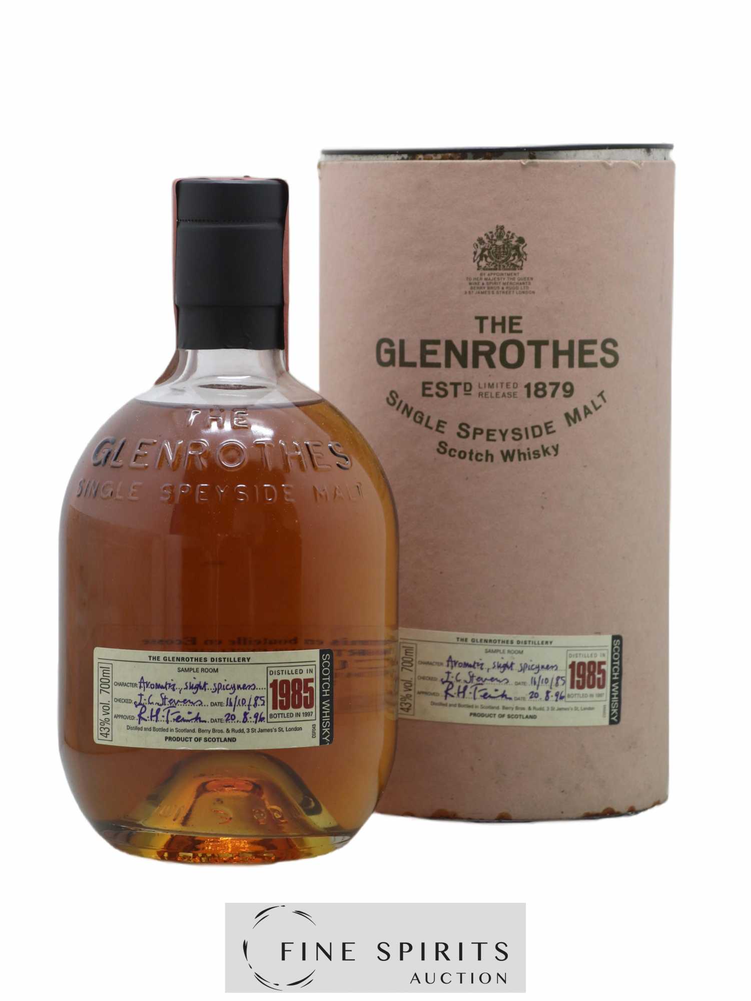 Glenrothes 1985 Of. bottled 1997 Sample Room