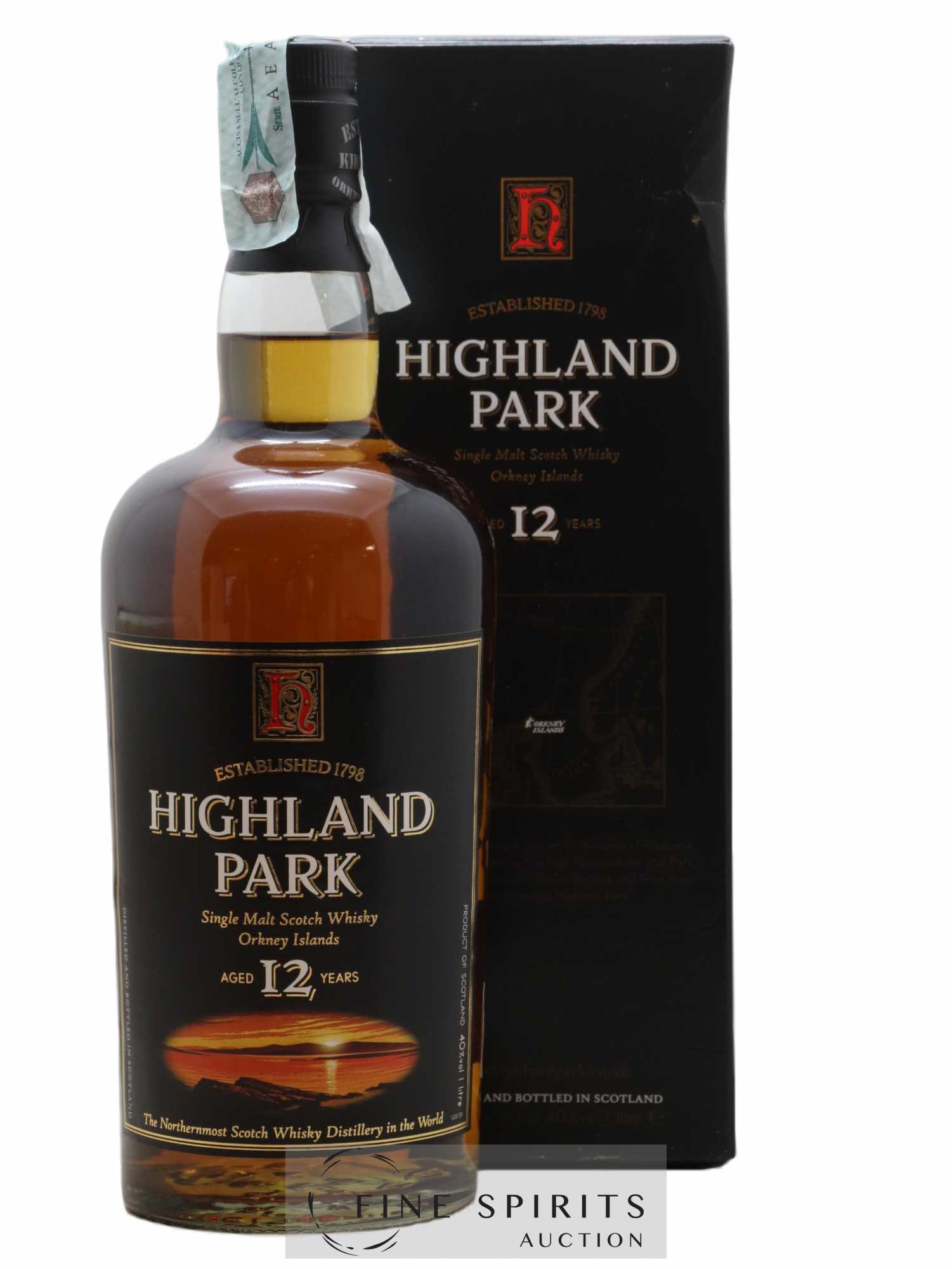 Highland Park 12 years Of.