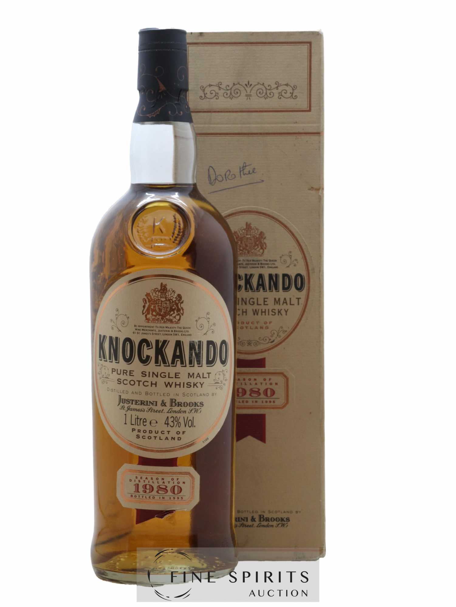 Knockando 1980 Of. bottled 1995 1L