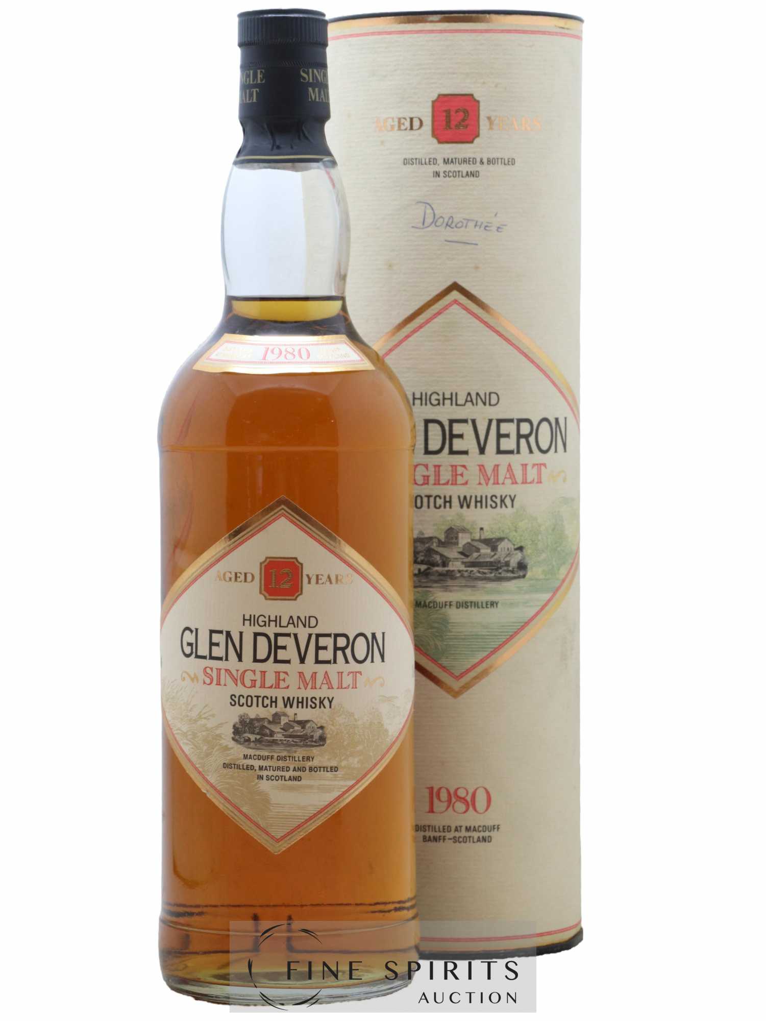 Glen Deveron 12 years 1980 Of.