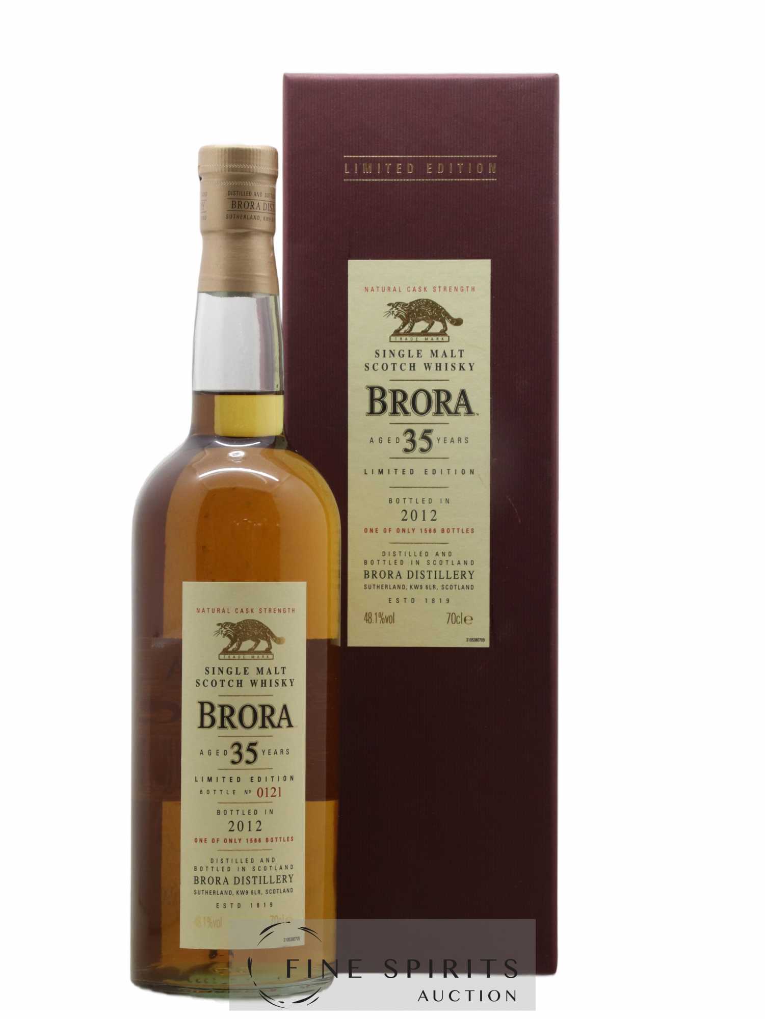 Brora 35 years Of. Natural Cask Strengh - One of 1566 - bottled 2012 Limited Edition