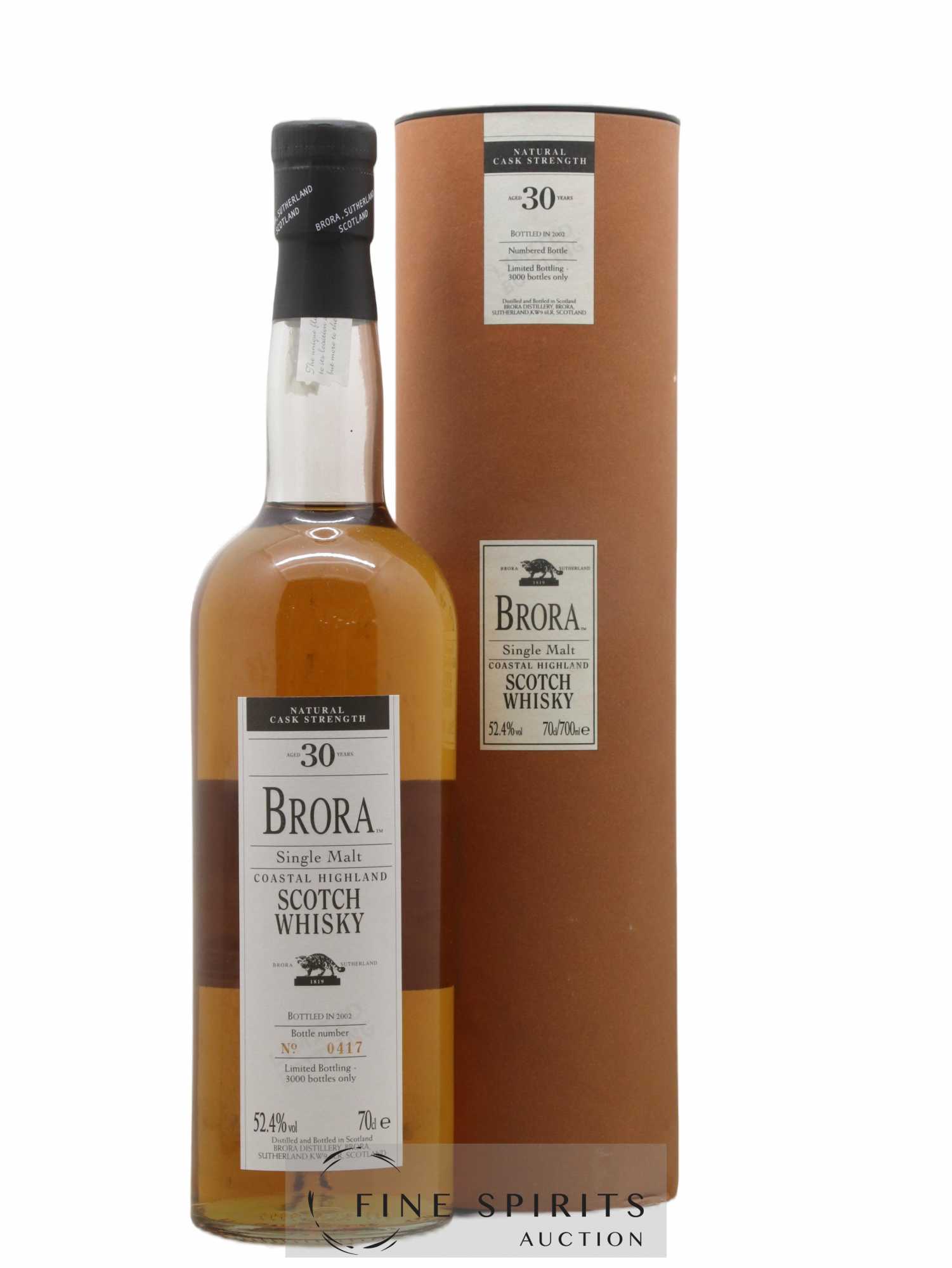 Brora 30 years Of. One of 3000 - bottled 2002 Limited Bottling