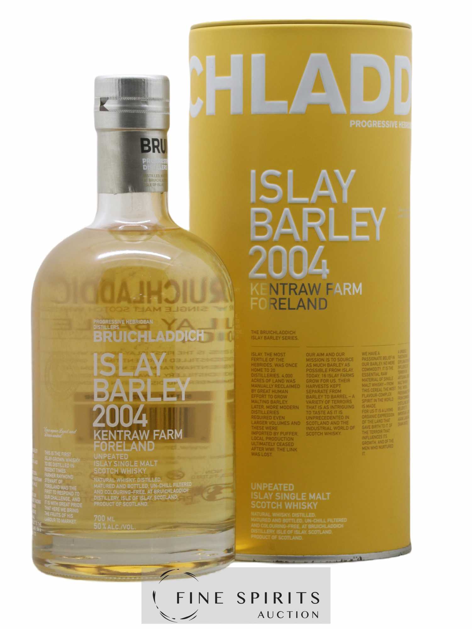 Bruichladdich 2004 Of. Islay Barley Kentraw Farm One of 6000