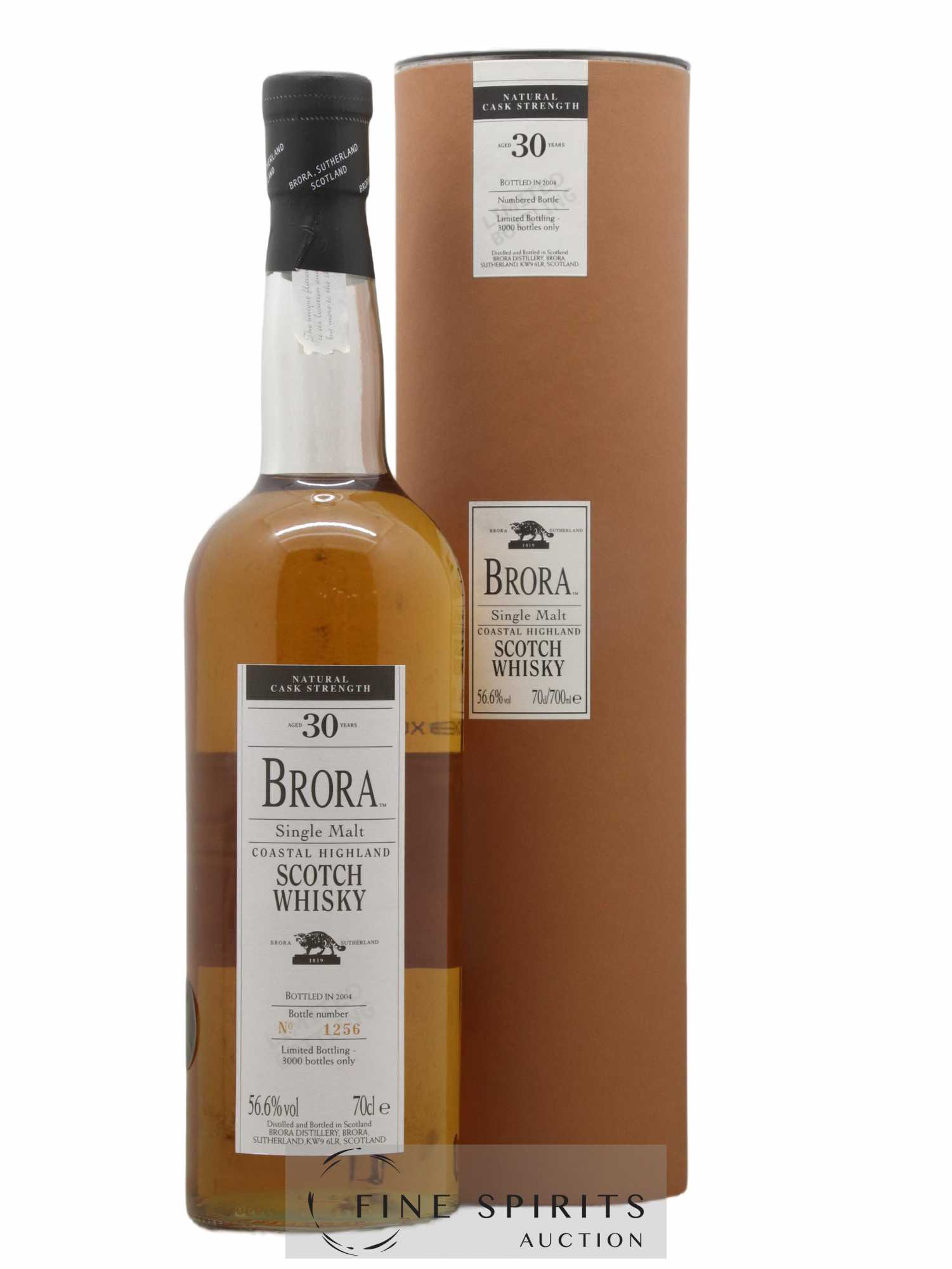 Brora 30 years Of. Natural Cask Strength One of 3000 - bottled 2004 Limited Bottling