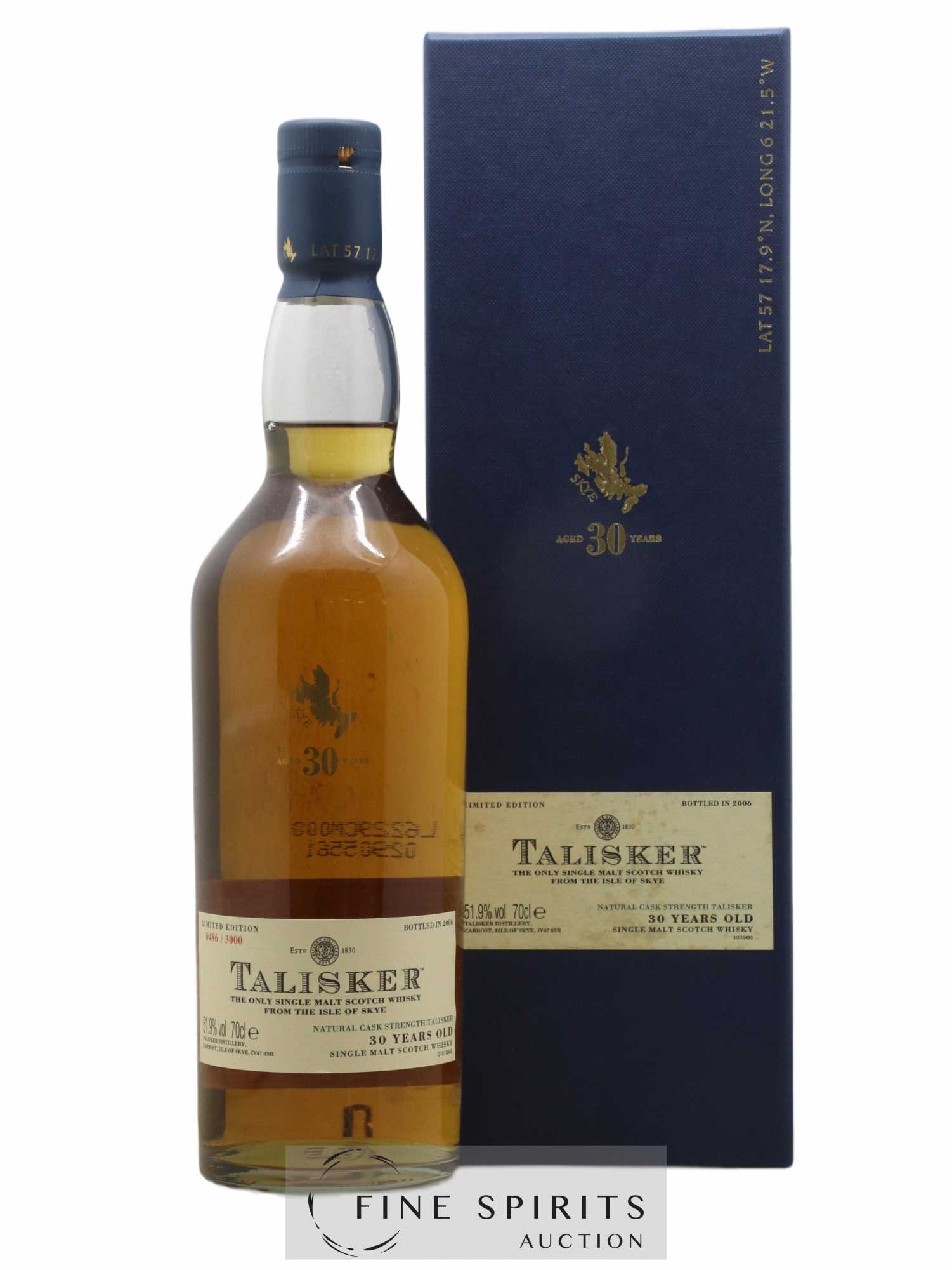 Talisker 30 years Of. One of 3000 - bottled 2006 Limited Edition