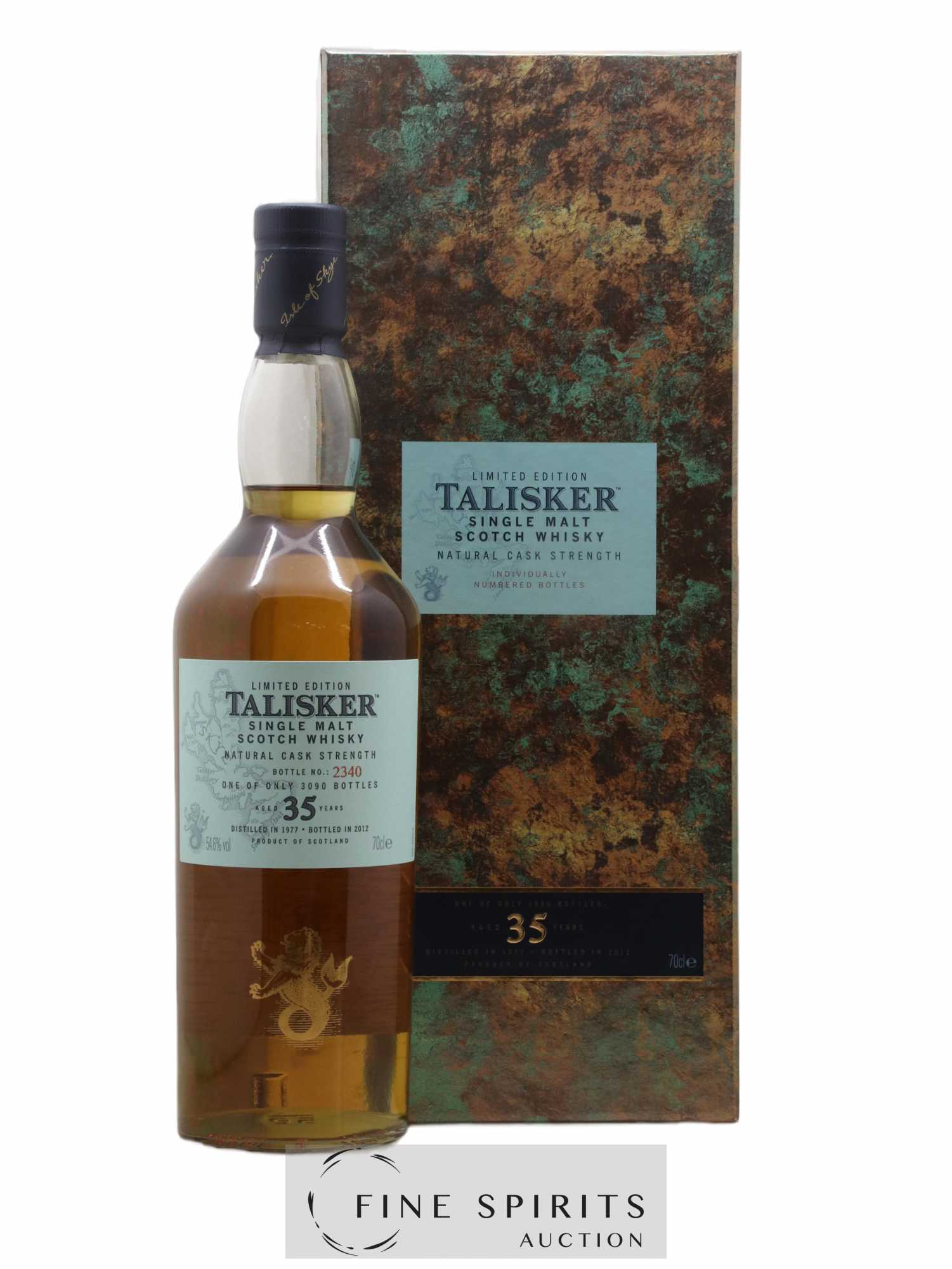 Talisker 35 years 1977 Of. One of 3090 - bottled 2012 Limited Edition