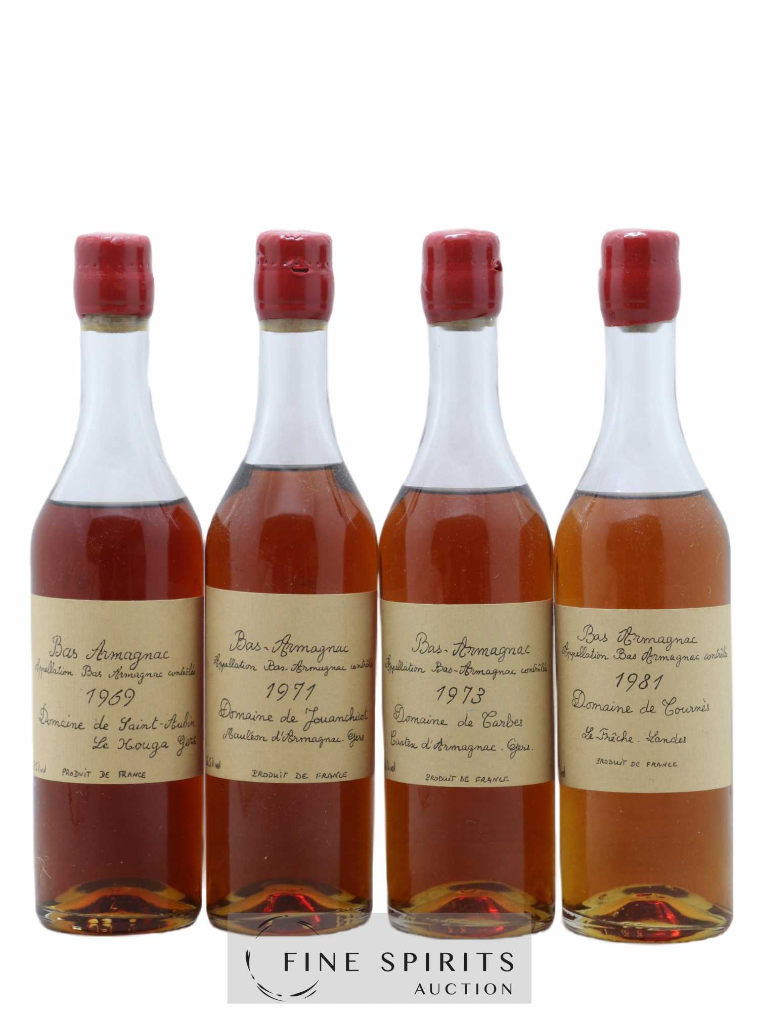 Francis Darroze Of. Coffret 4x20cl (1969-1971-1973-1981)