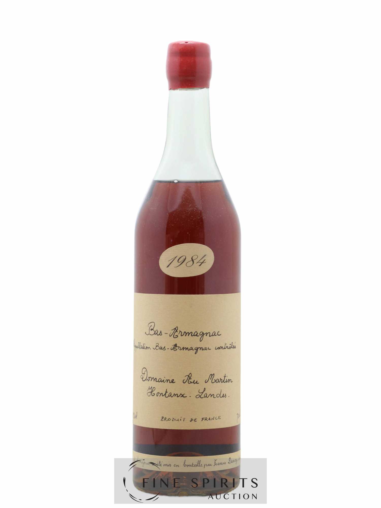 Francis Darroze 1984 Of. Domaine Au Martin bottled 1996