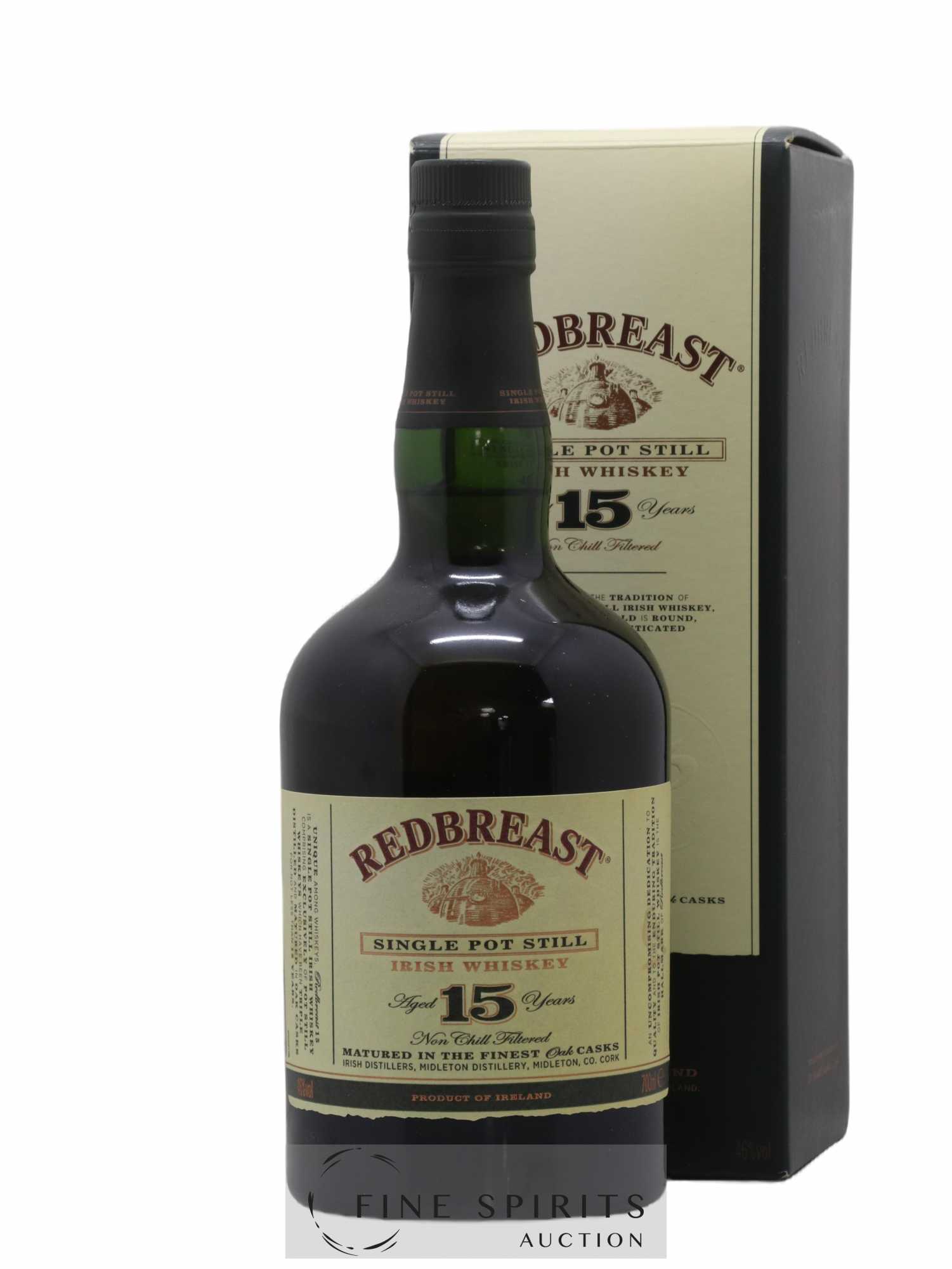 Redbreast 15 years Of. Single Pot Still Oak Casks