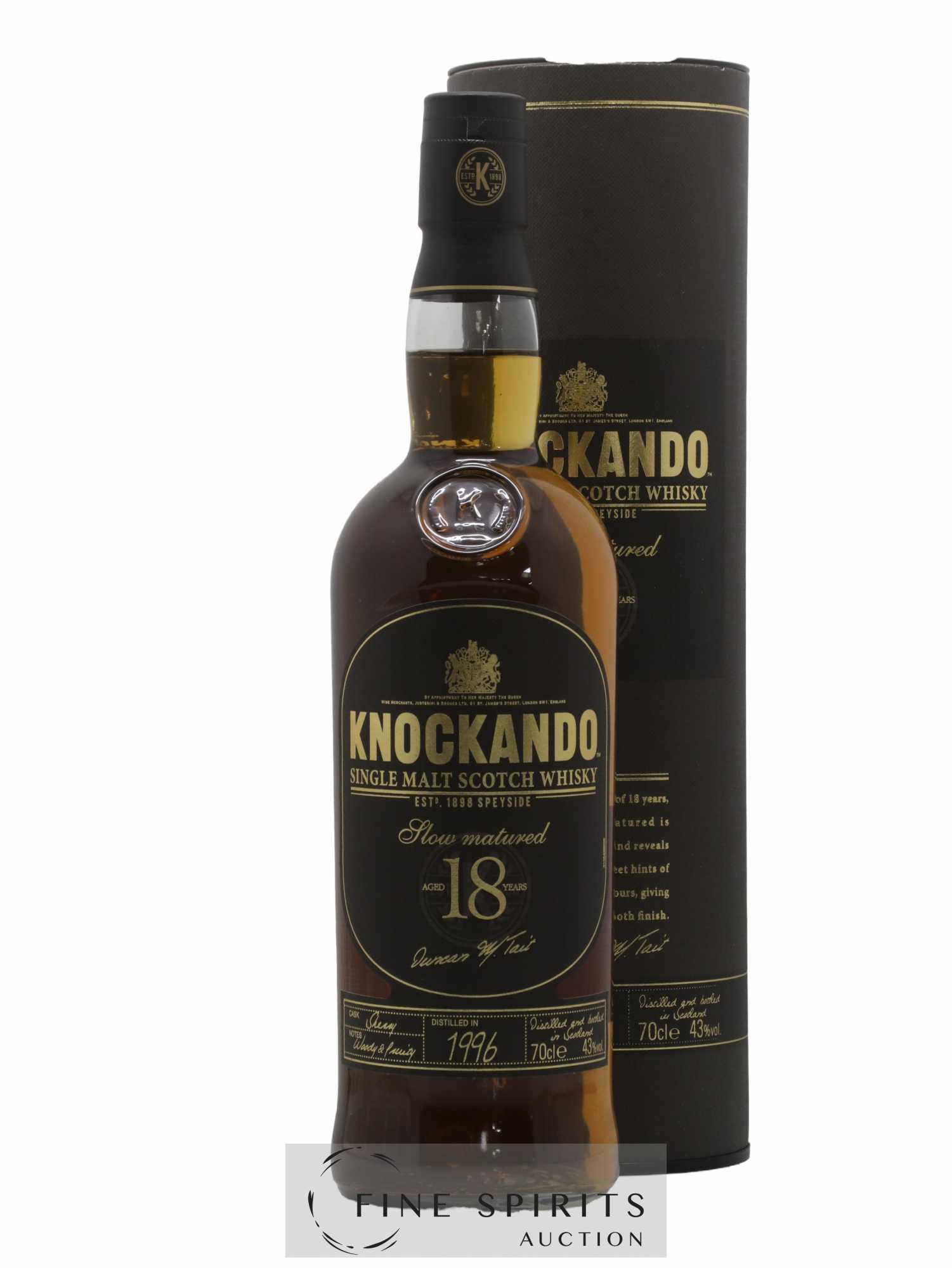 Knockando 18 years 1996 Of. Slow Matured