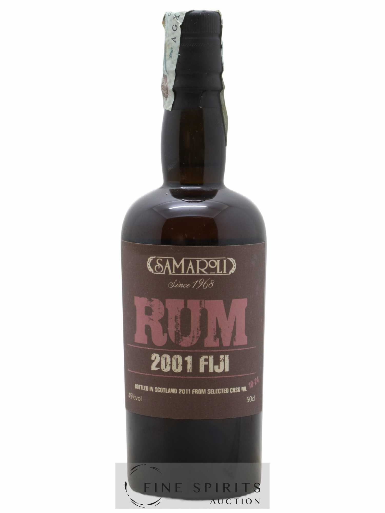 Samaroli 2001 Of. Fiji Cask n°10-24 - One of 550 - bottled 2011