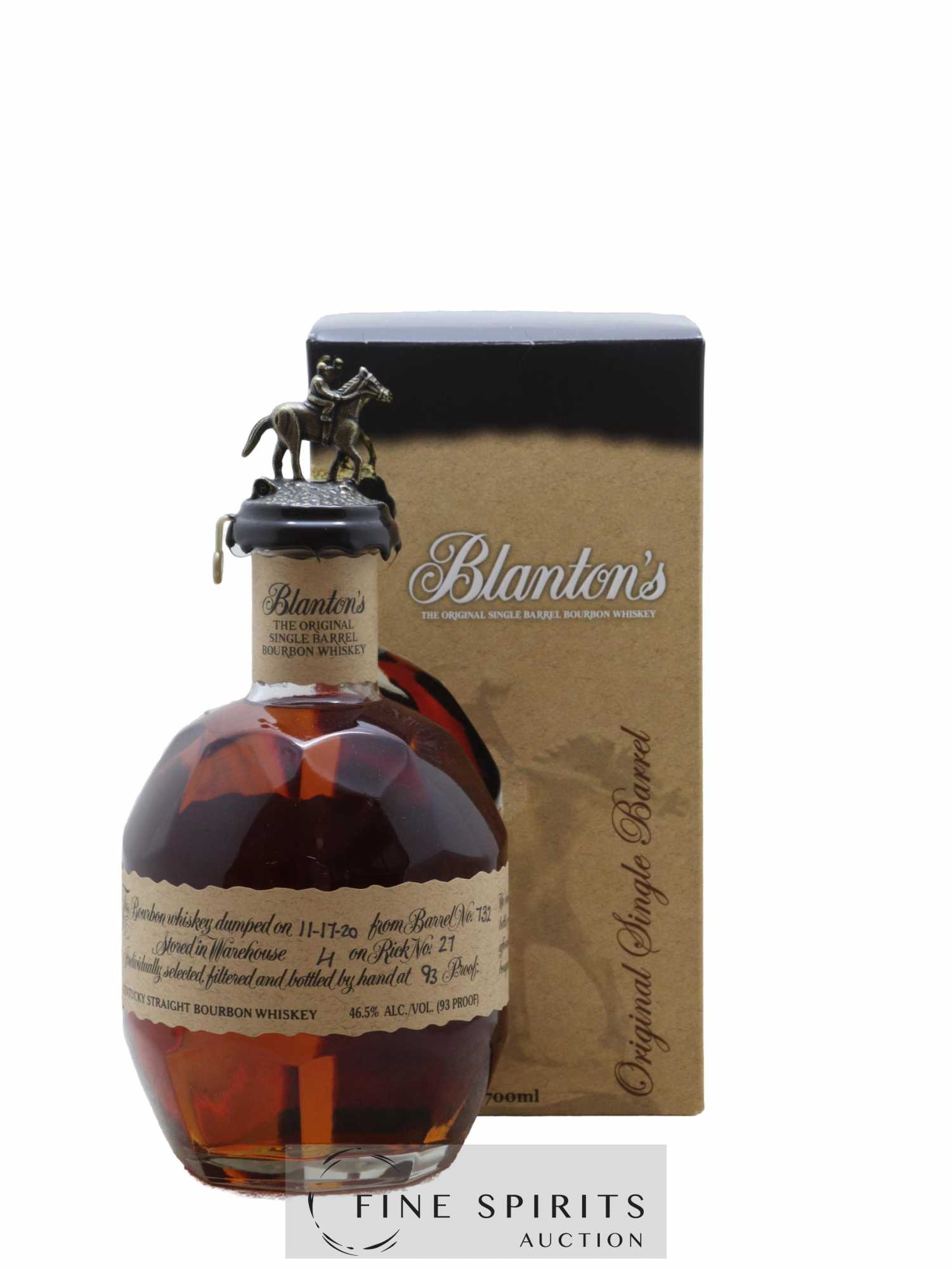 Blanton's Of. Warehouse H - Barrel n°732 - dumped 2020