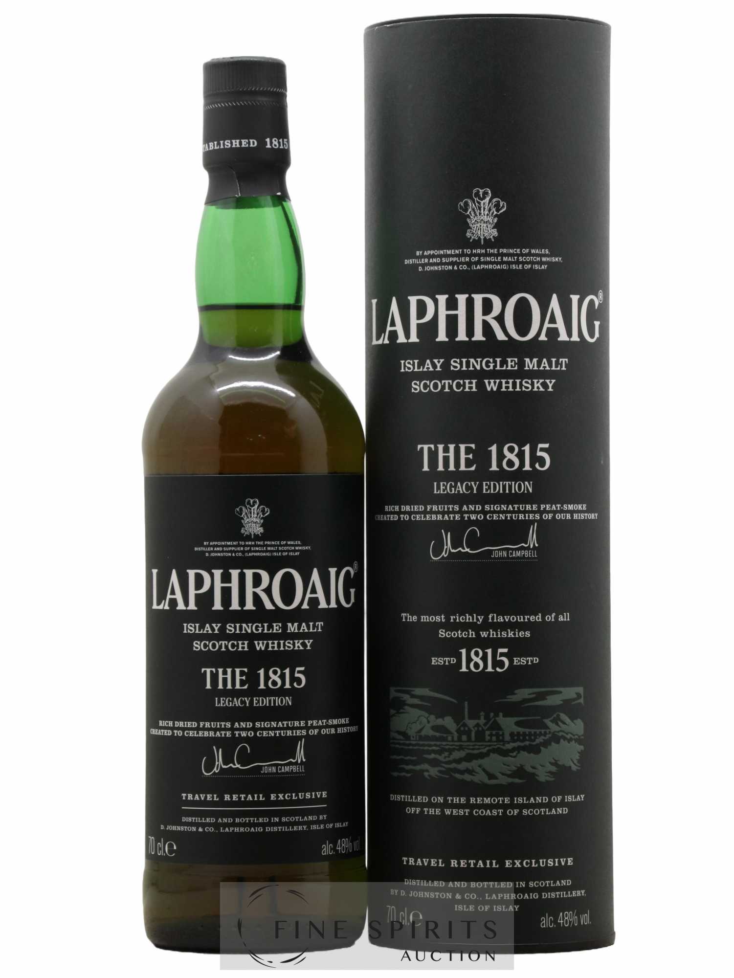 Laphroaig Of. The 1815 Legacy Edition Travel Retail Exclusive