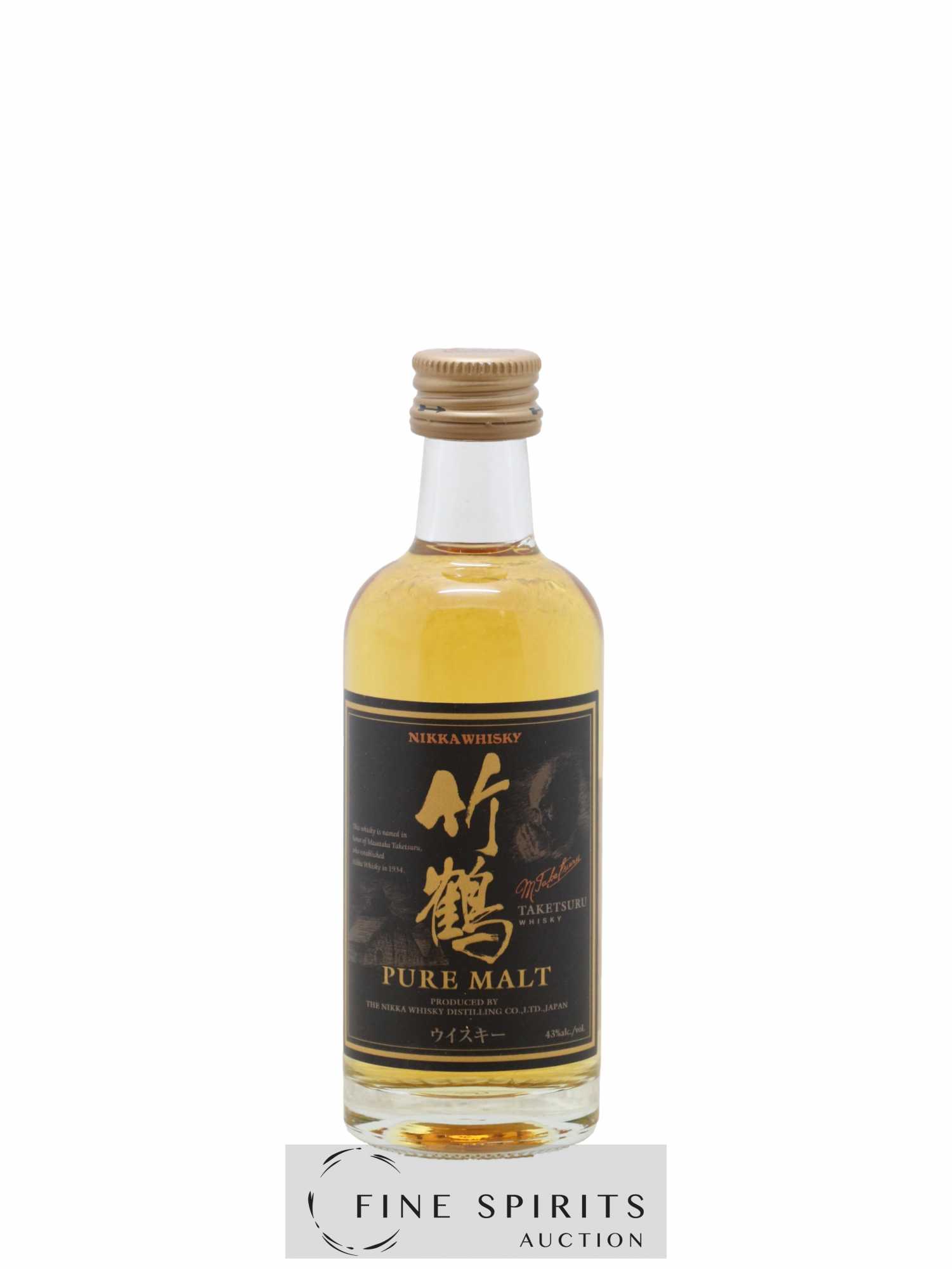 Taketsuru Of. Pure Malt Black label Nikka Whisky 50ml.