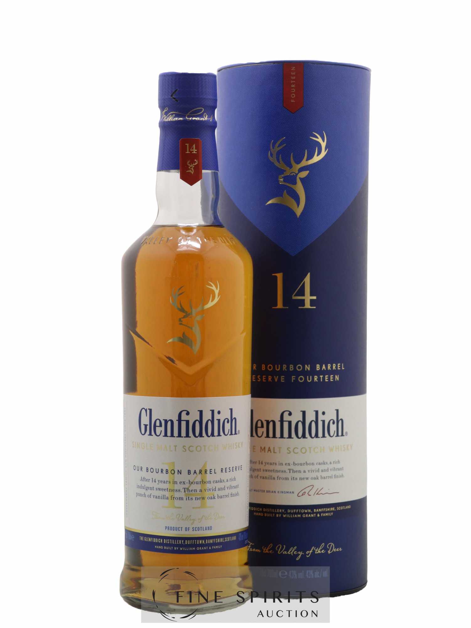 Glenfiddich 14 years Of. Bourbon Barrel Reserve